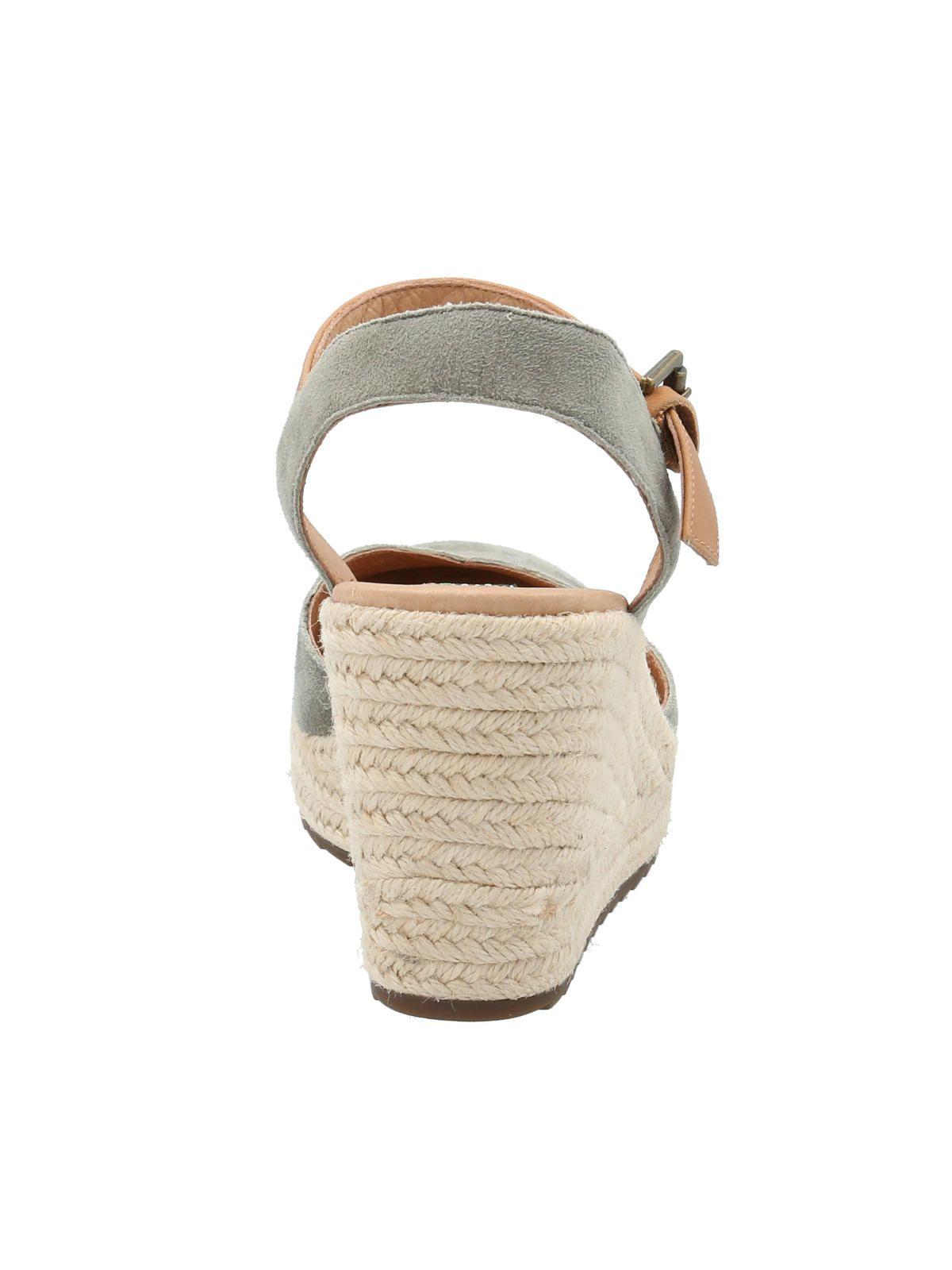 Alpargata Cuero Mujer Lis Verde -5