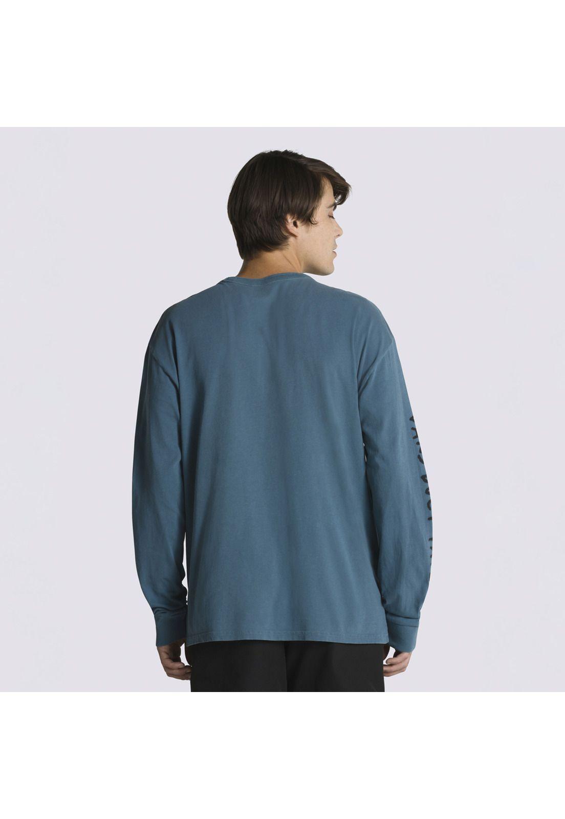 Polera Manga Larga Dti Logo Ls Tee Ii Azul Unisex-1