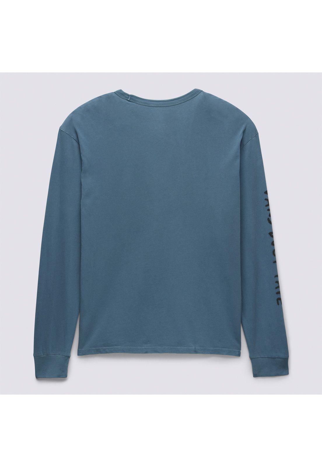 Polera Manga Larga Dti Logo Ls Tee Ii Azul Unisex-8