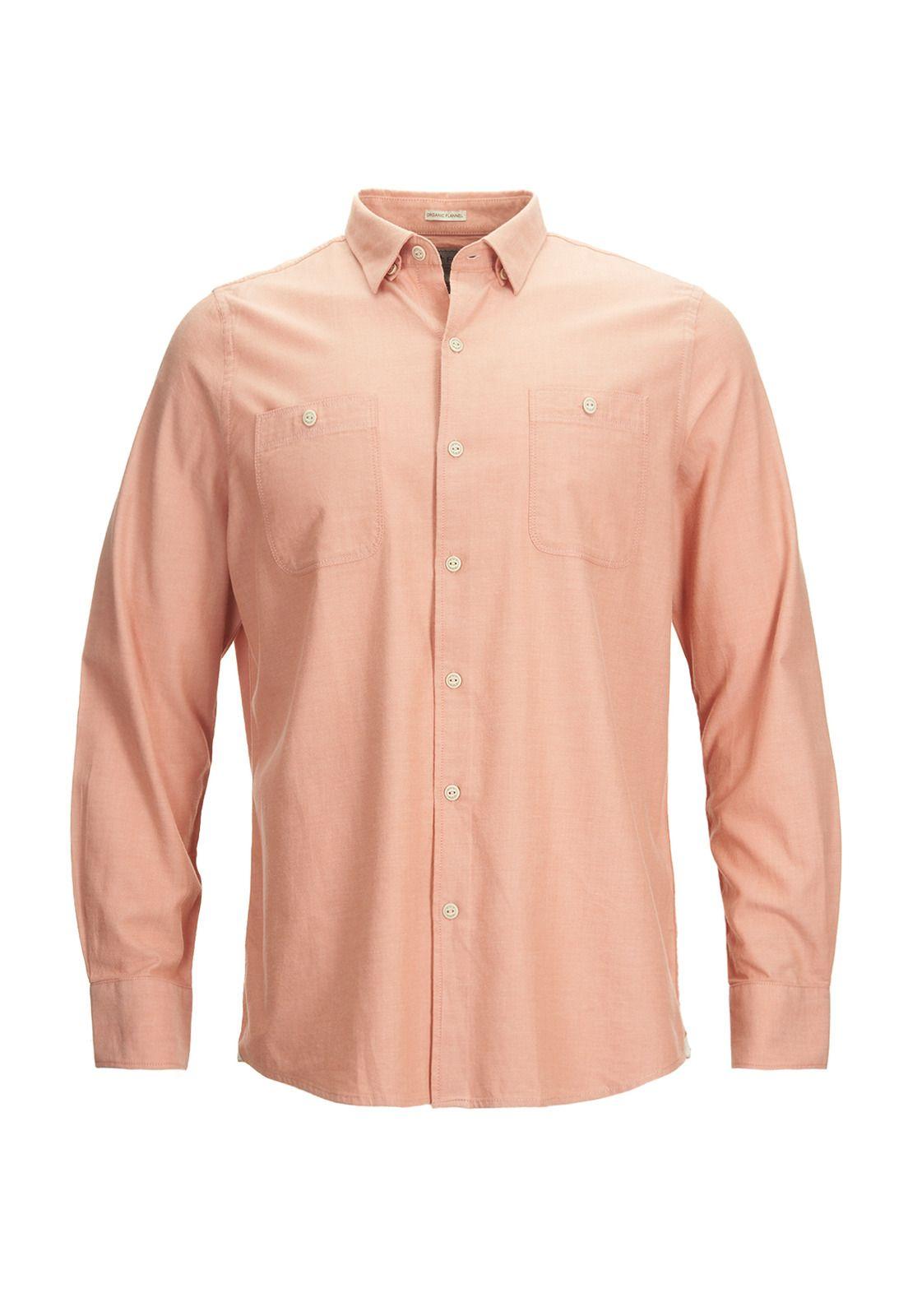 Camisa M/L Hombre Anzio Burdeo-0