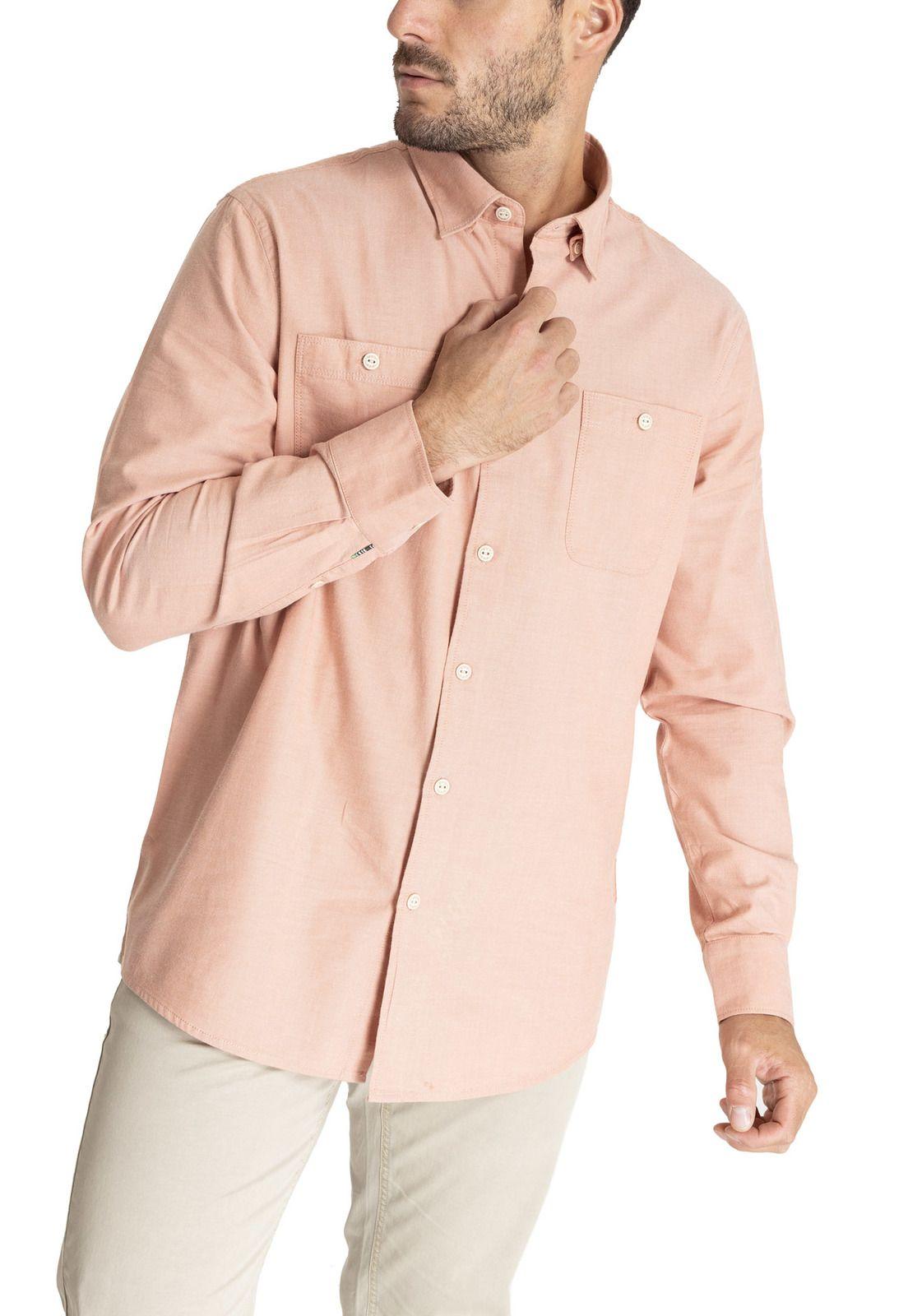 Camisa M/L Hombre Anzio Burdeo-4