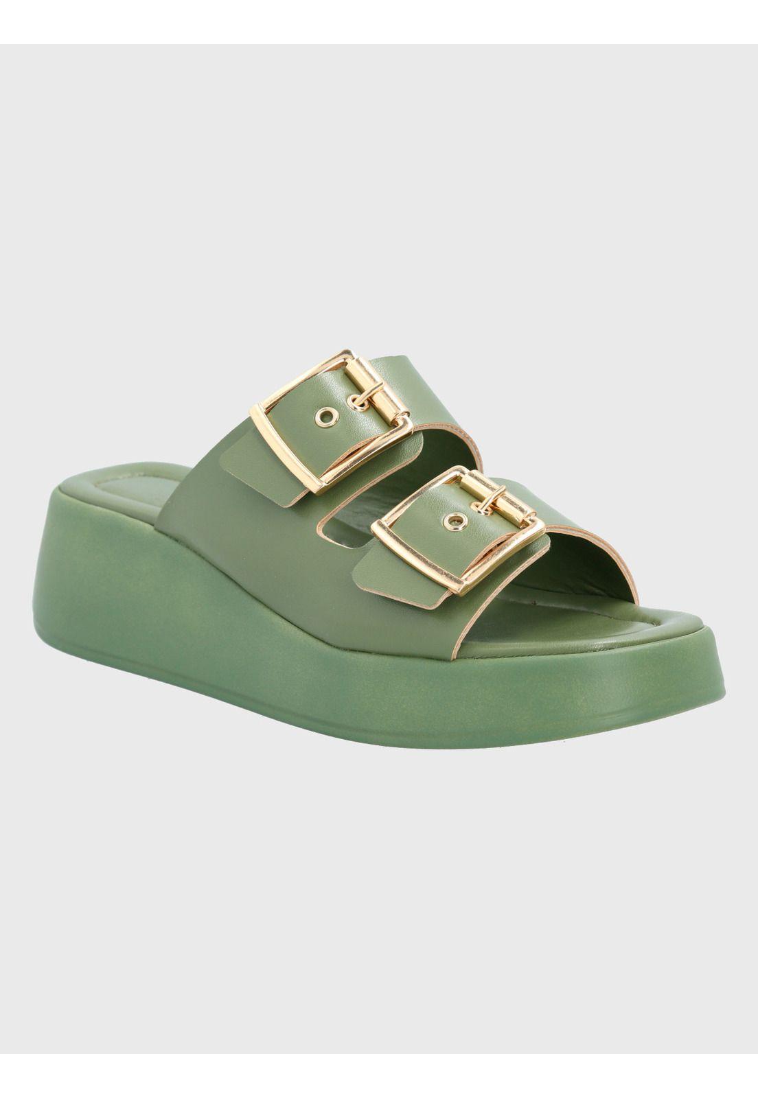 Sandalia Verde Mujer Carlotta -3