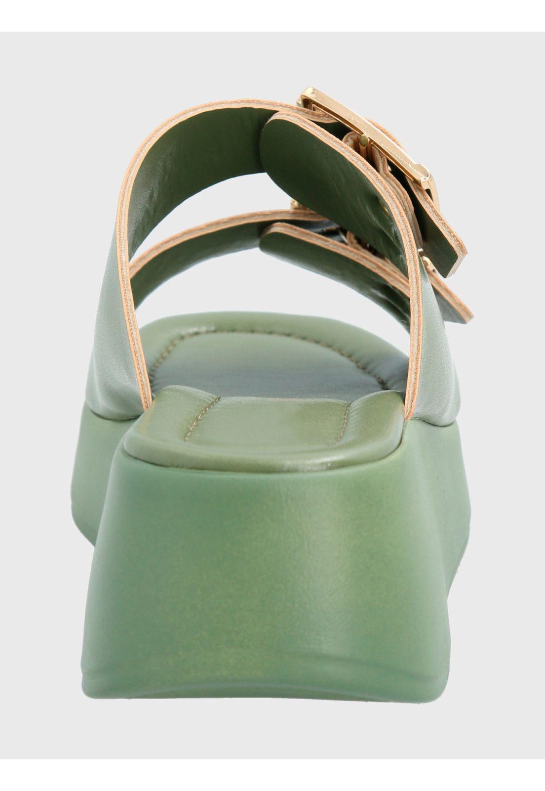 Sandalia Verde Mujer Carlotta -5