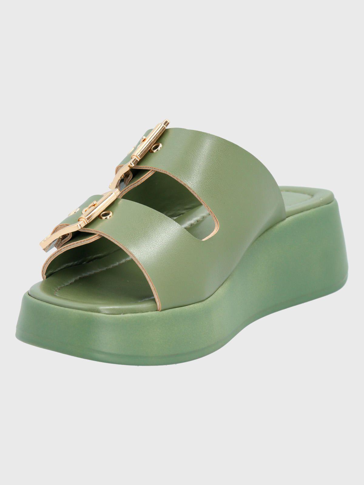 Sandalia Verde Mujer Carlotta -0
