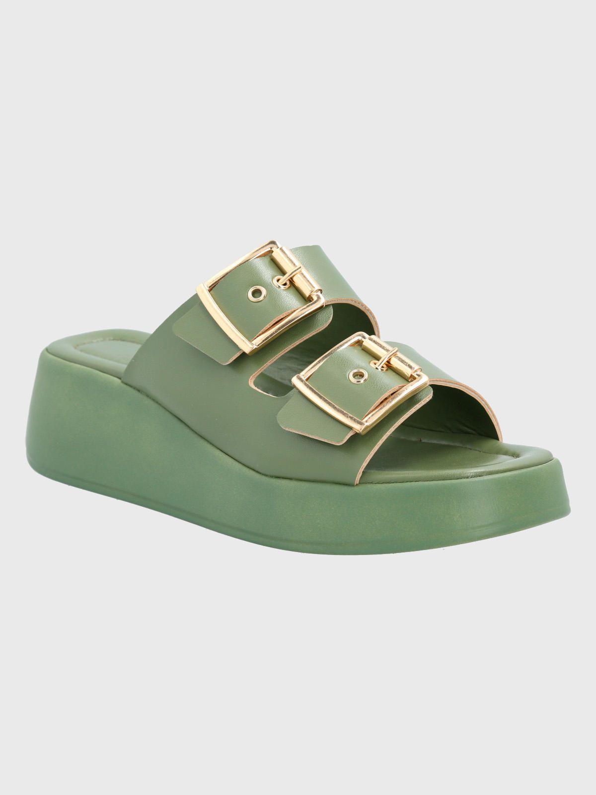 Sandalia Verde Mujer Carlotta -3