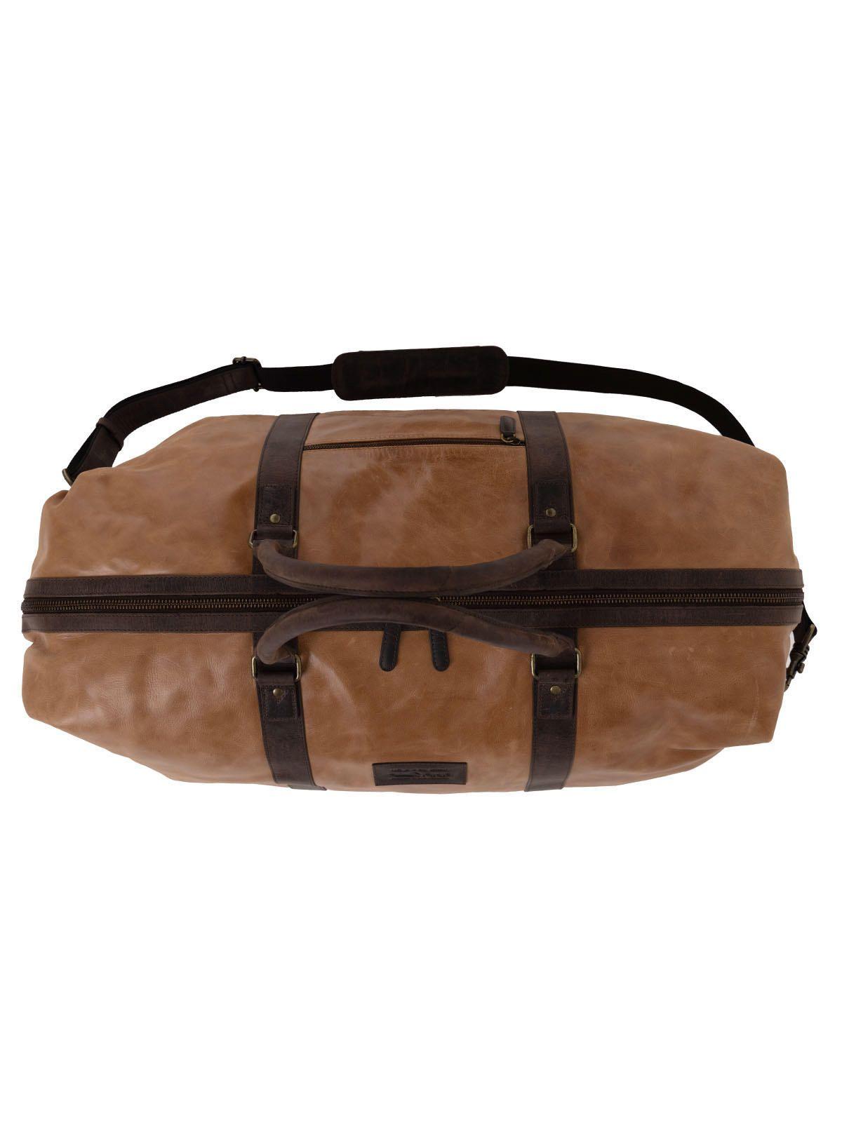 Bolso Cuero Unisex Fd Genova Travel Café-3