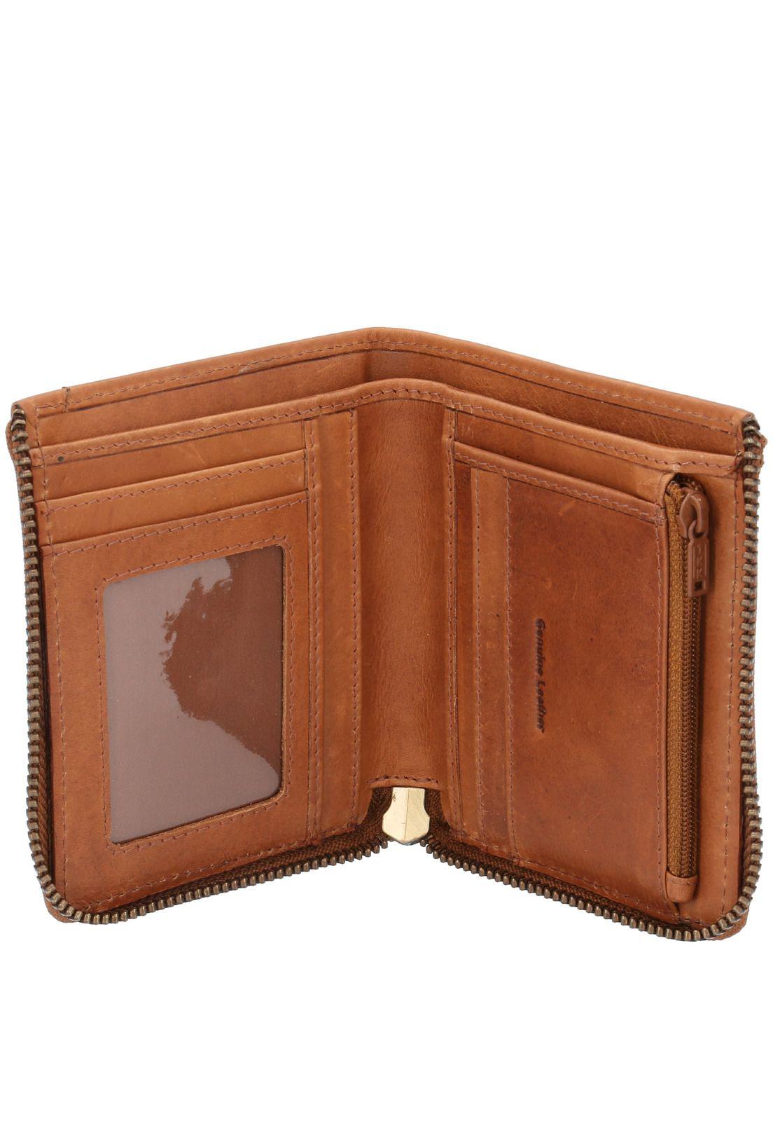 Billetera Cuero  Omi Alerce Café-2