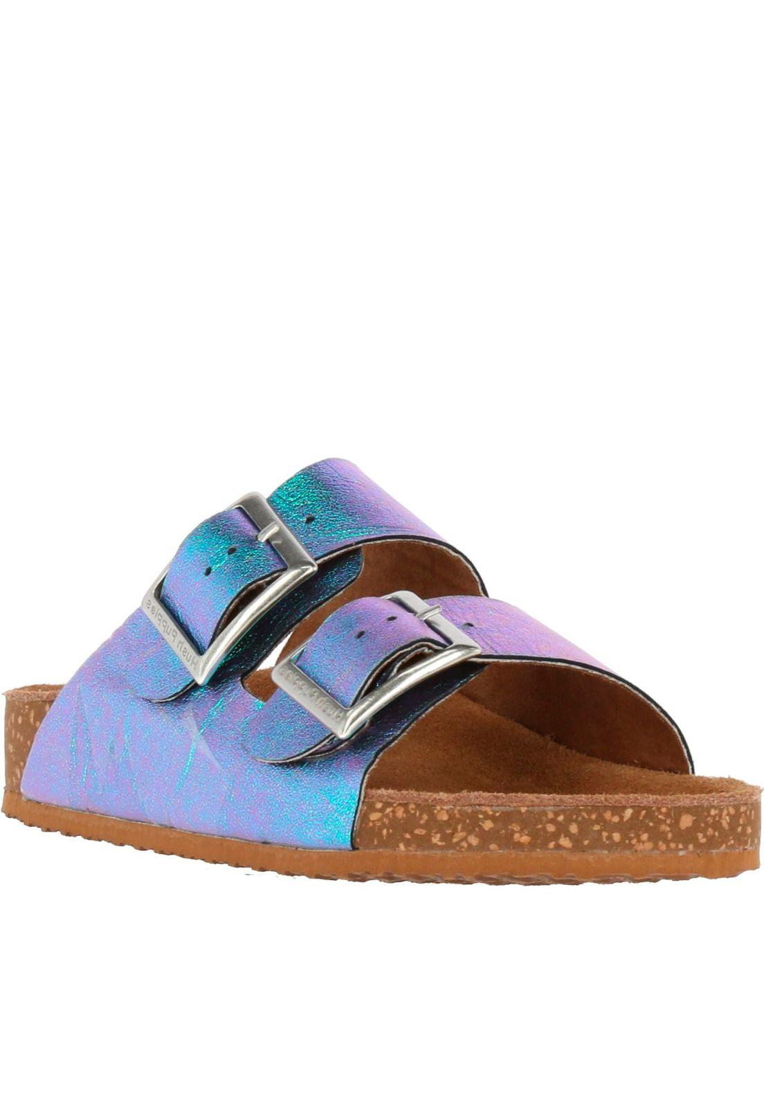 Sandalia Cuero Birke Púrpura-0