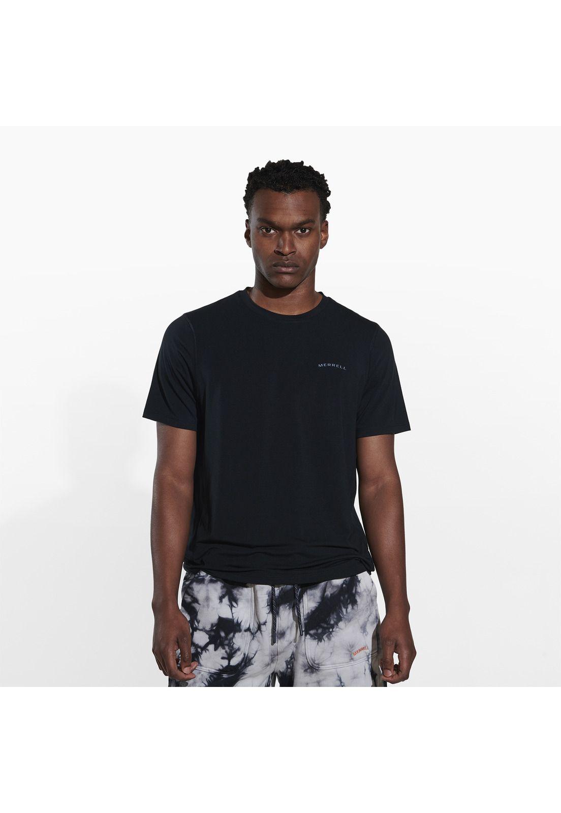 Polera Hombre Tencel Tee Negro-4