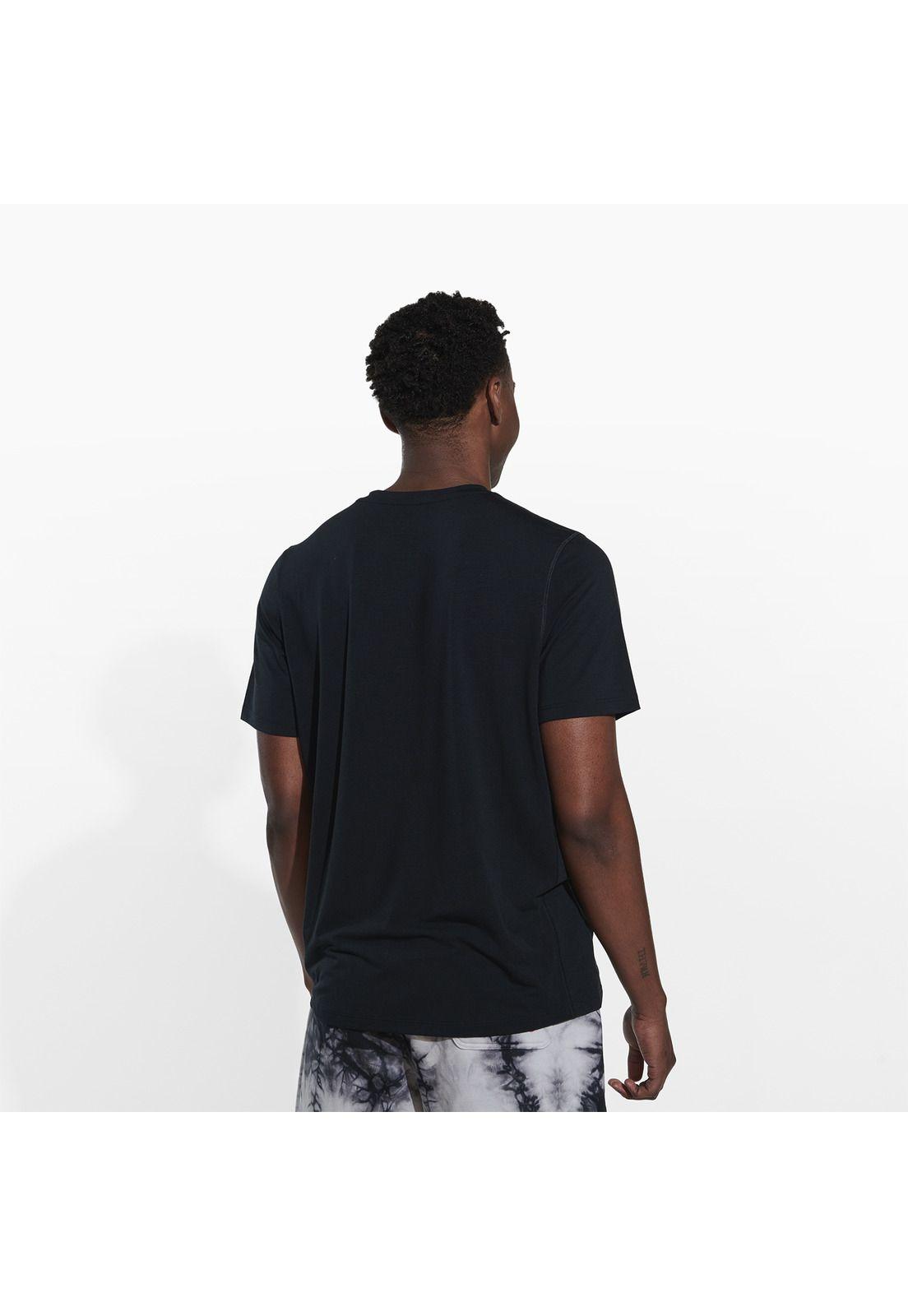 Polera Hombre Tencel Tee Negro-5