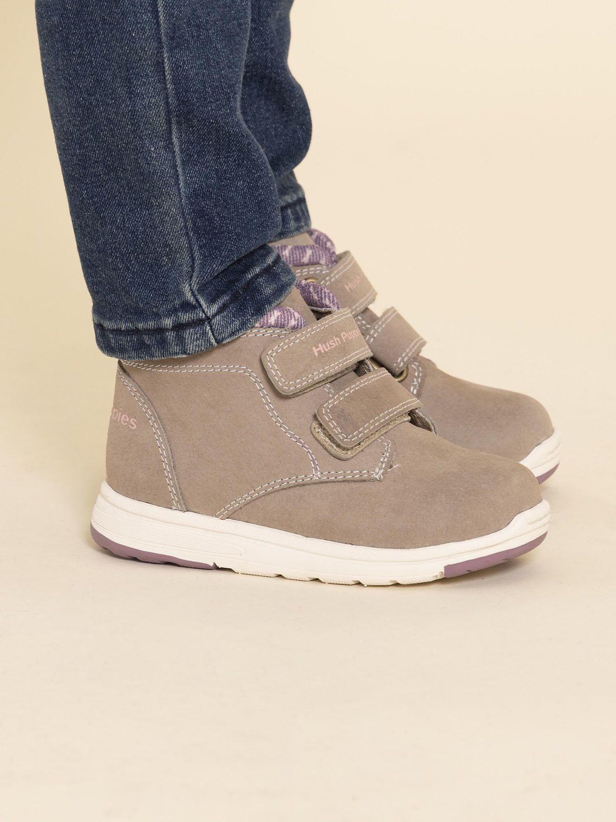 Botin Cuero New Villa Niña Café-1