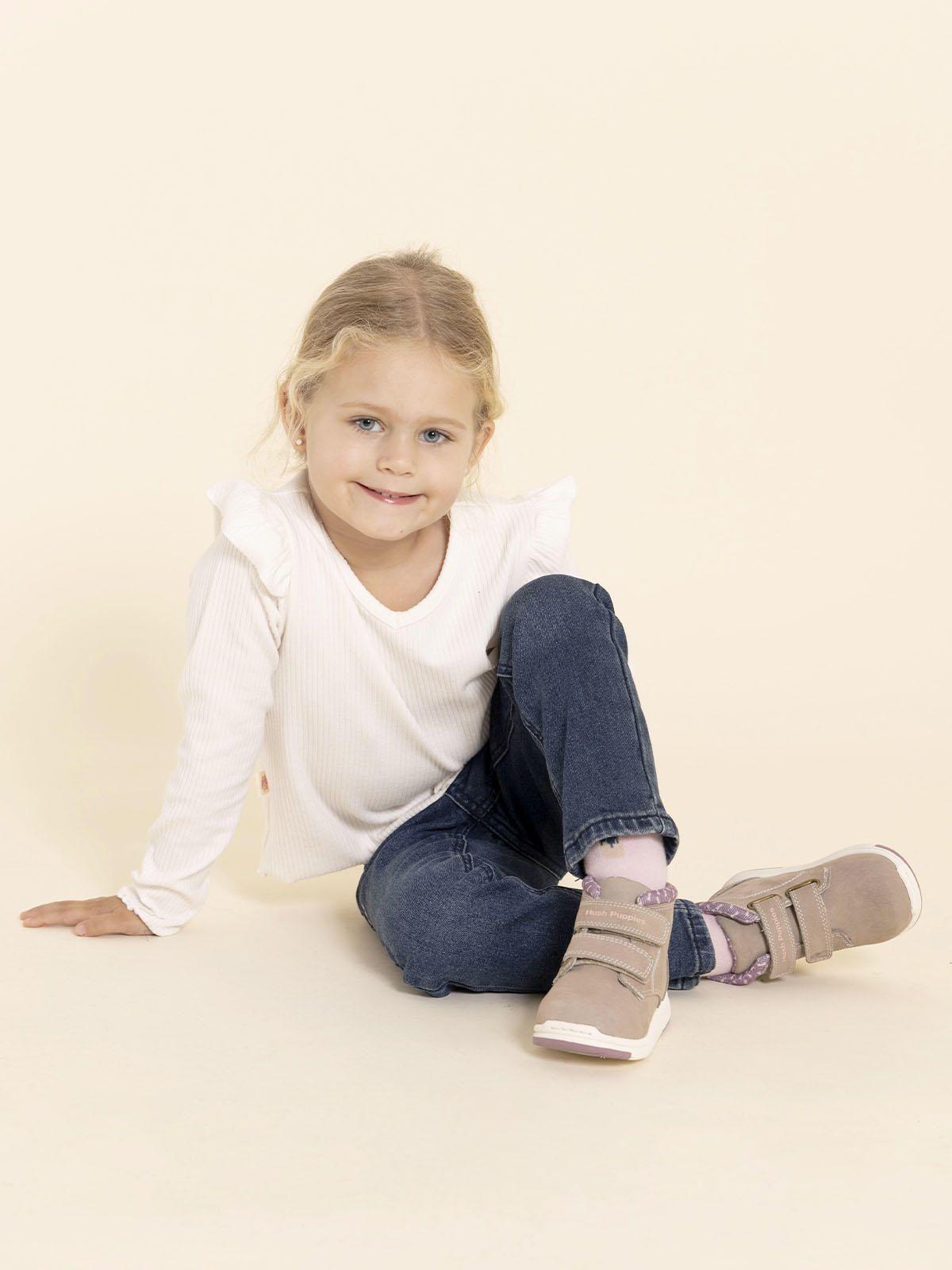 Botin Cuero New Villa Niña Café-3