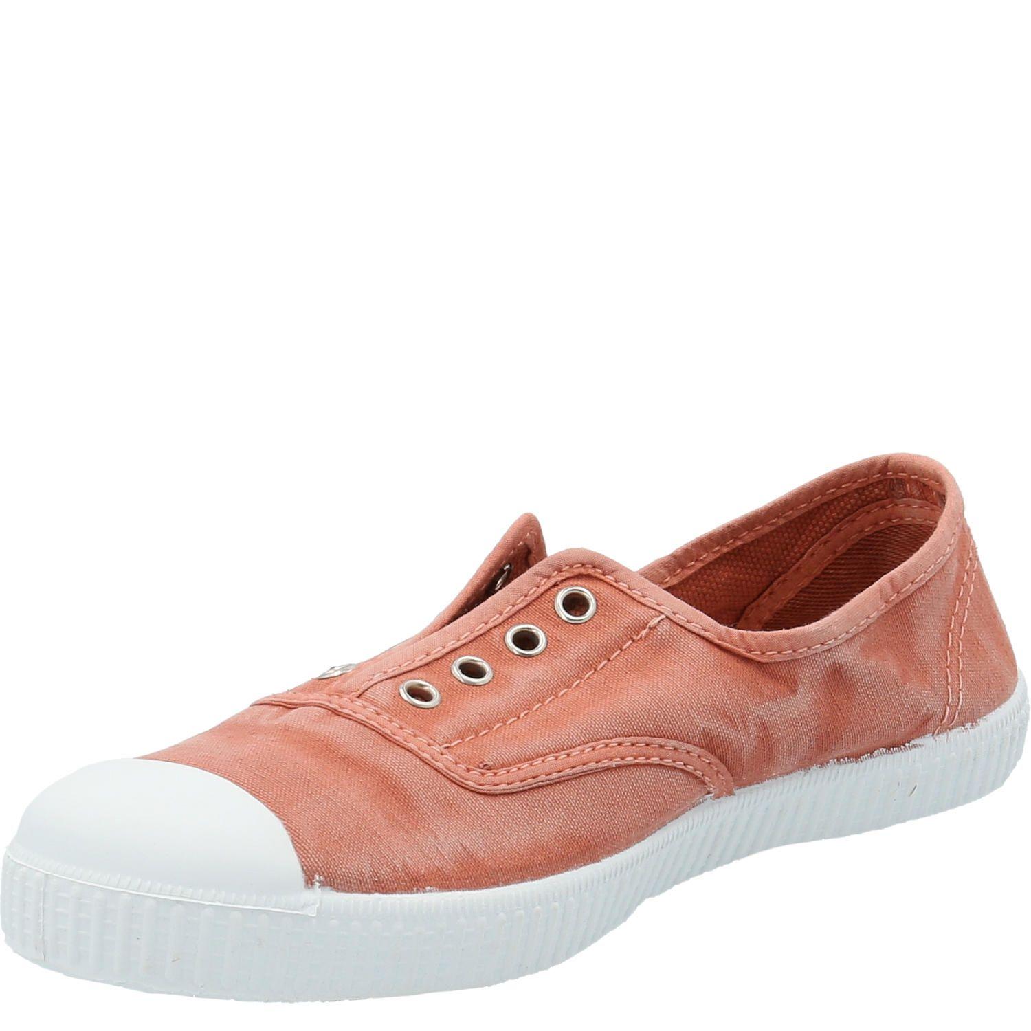 Zapatilla Algodón Orgánic Mujer Greece Naranja-4