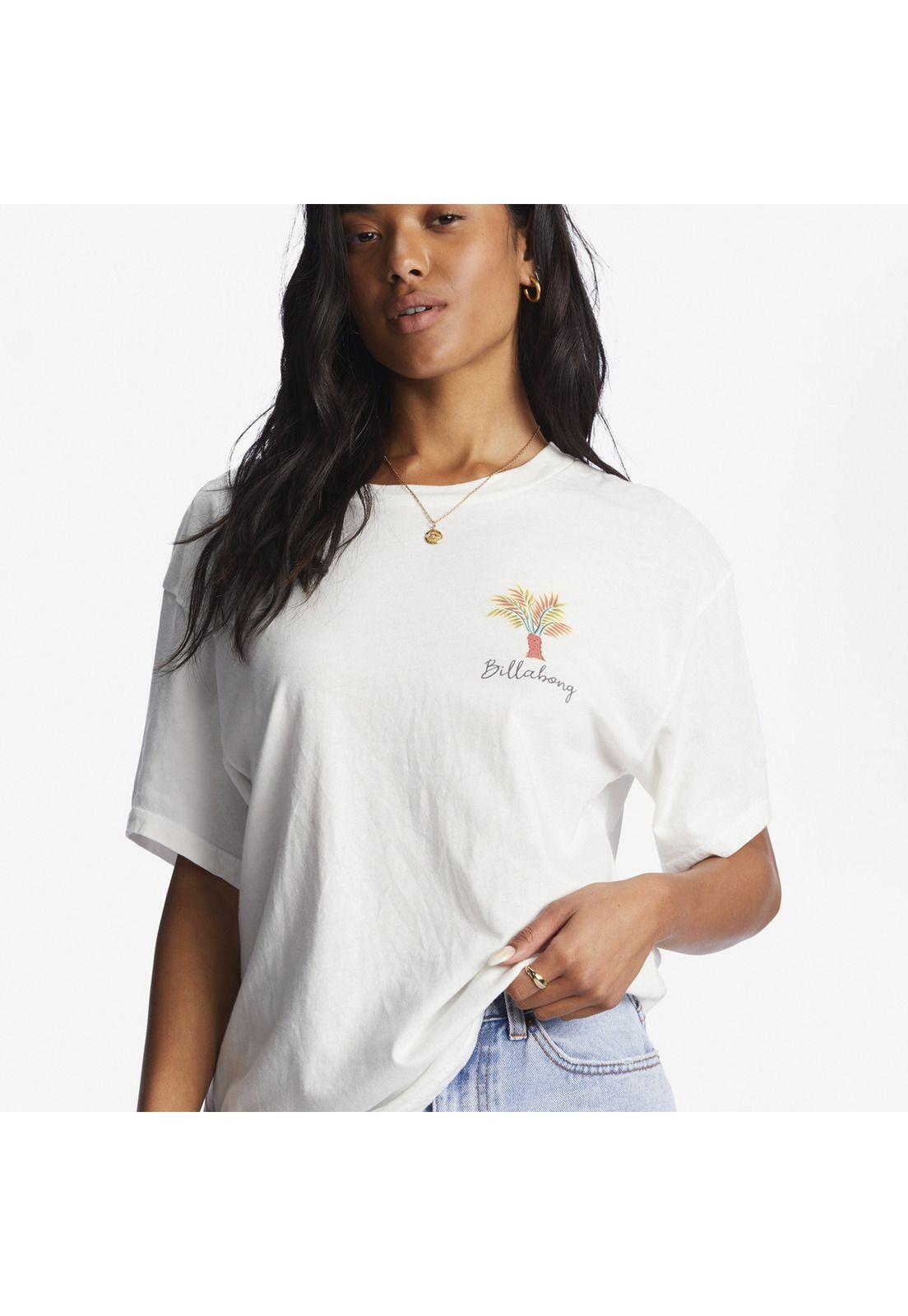 Polera M/C Mujer Meet Me In The J Blanco-3