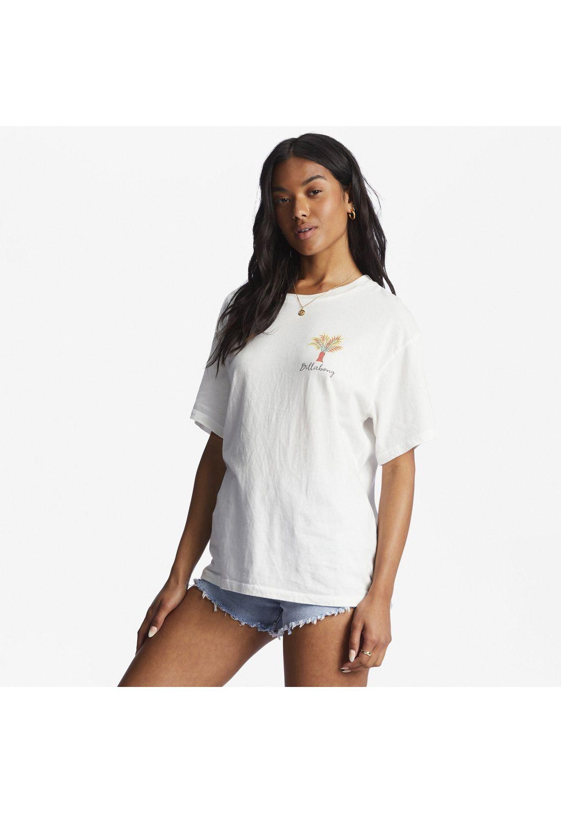 Polera M/C Mujer Meet Me In The J Blanco-4