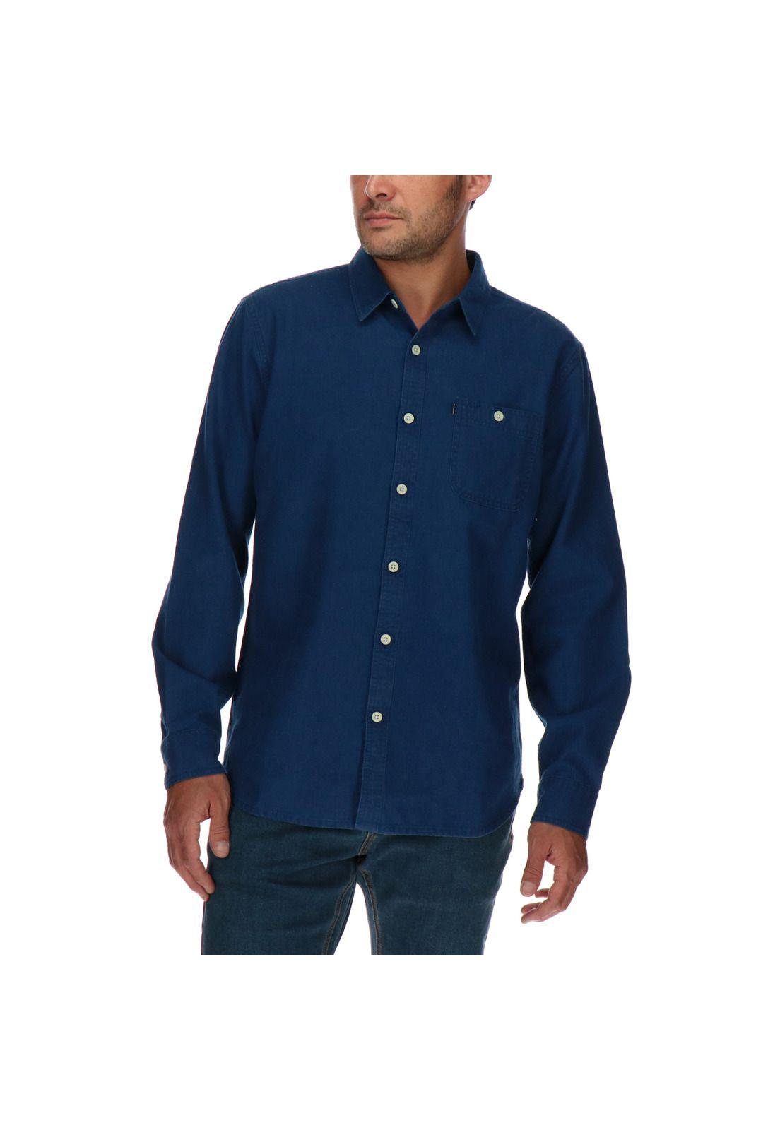 Camisa Ao Dot Azul Oscuro-0