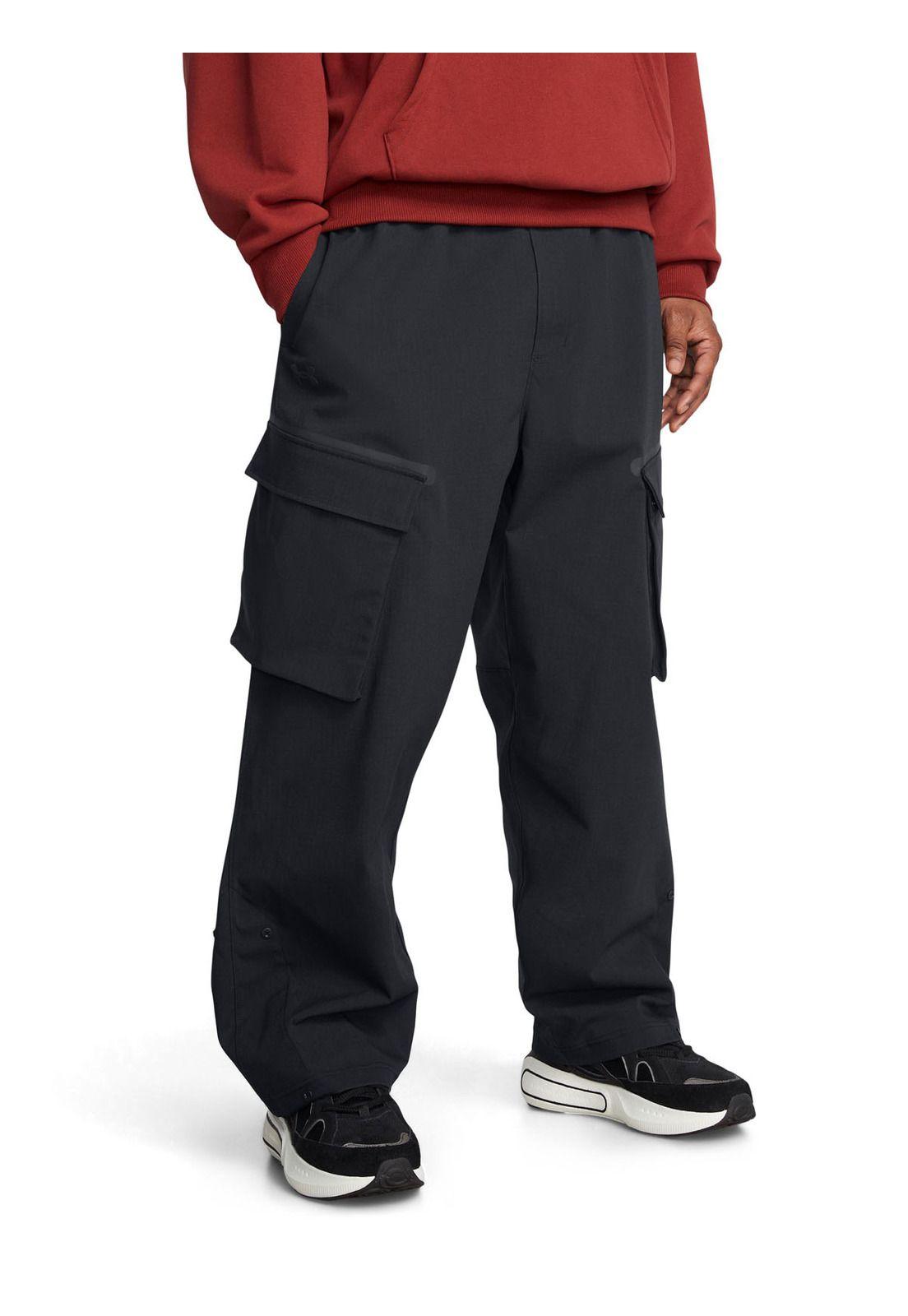 Pantalones cargo Unstoppable hombre Negro-3