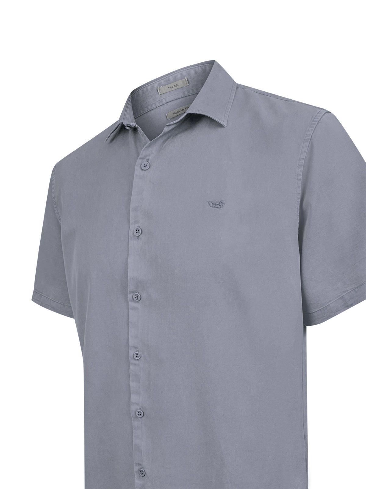 Camisa Tencel Hombre Tenpro Azul Oscuro-3