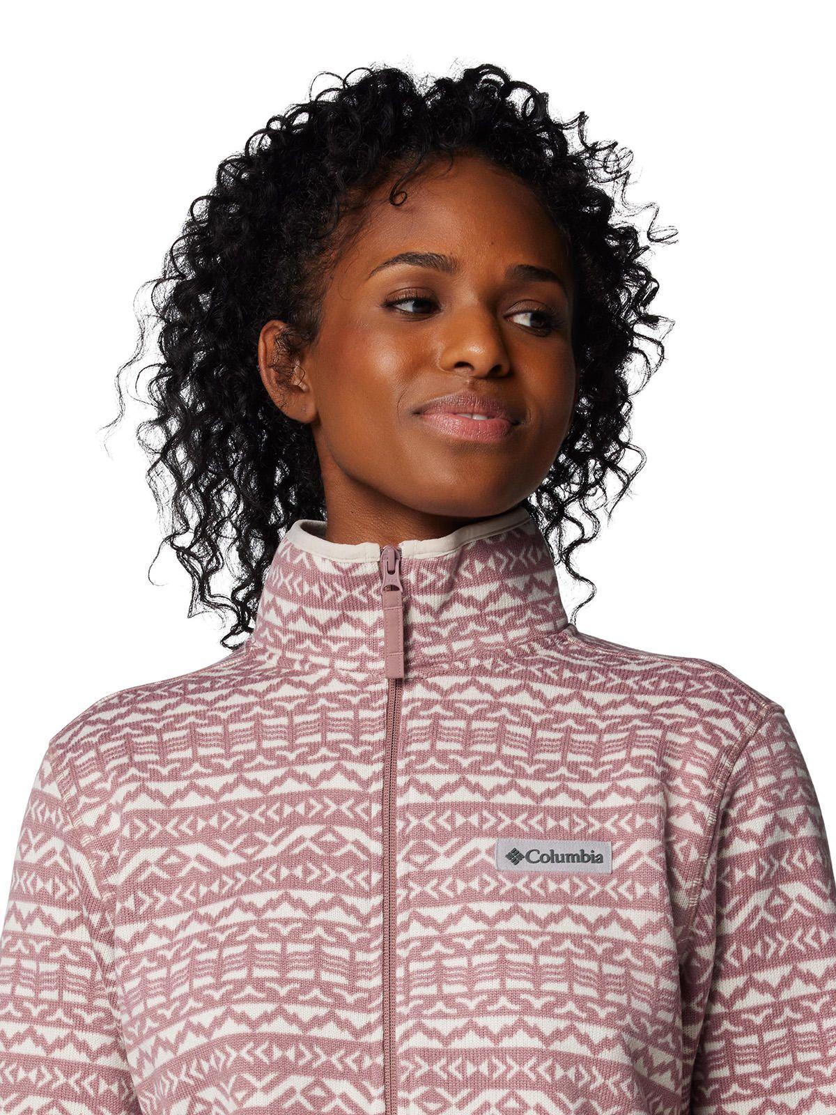 Polar Mujer Sweater Weather Full Zip Morado-3