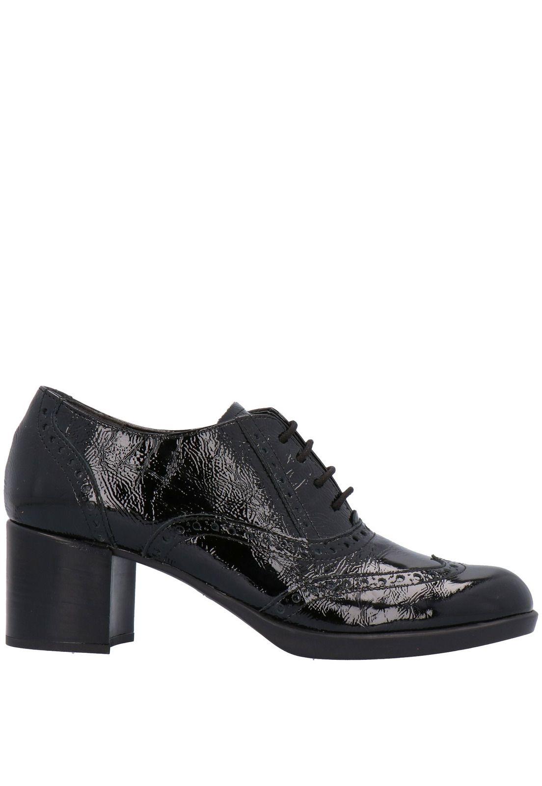 Zapato Mujer Cuero Stay With Me Negro-1