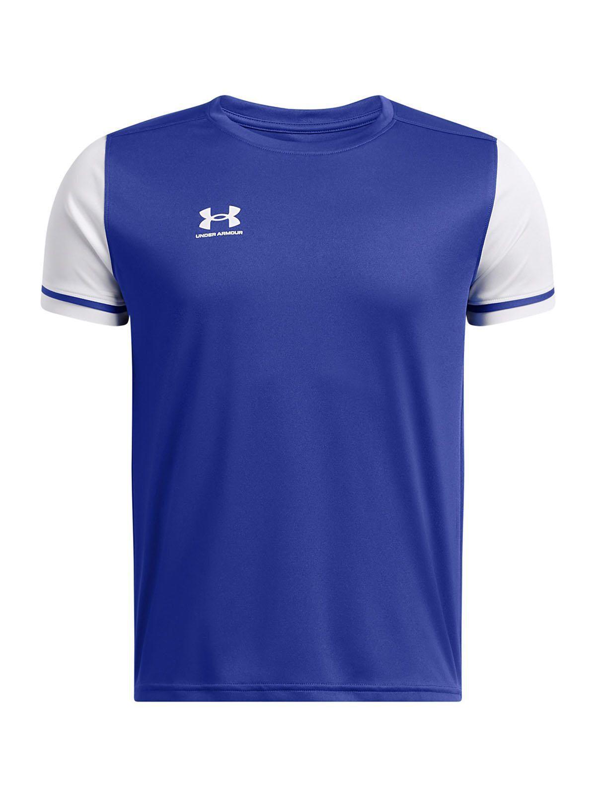 Polera Manga Corta Ua Challenger Jersey Azul Para Niño-0