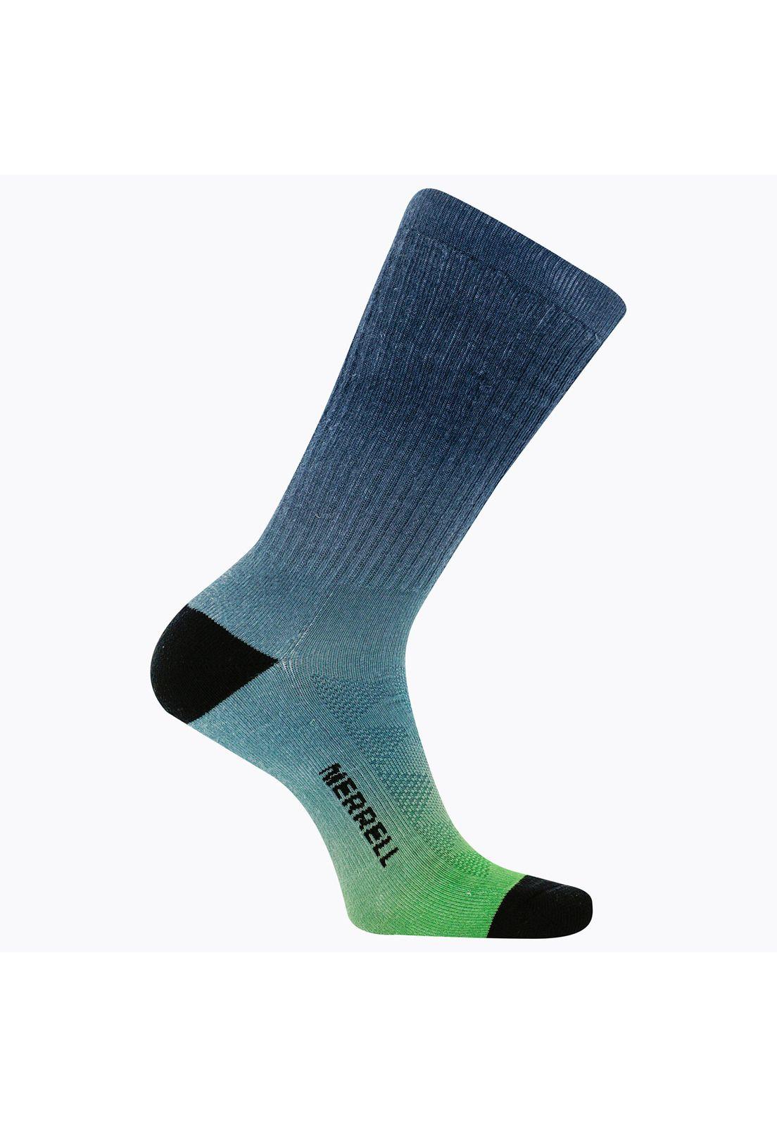 Calcetín Unisex Moab Hiking Crew Azul-0