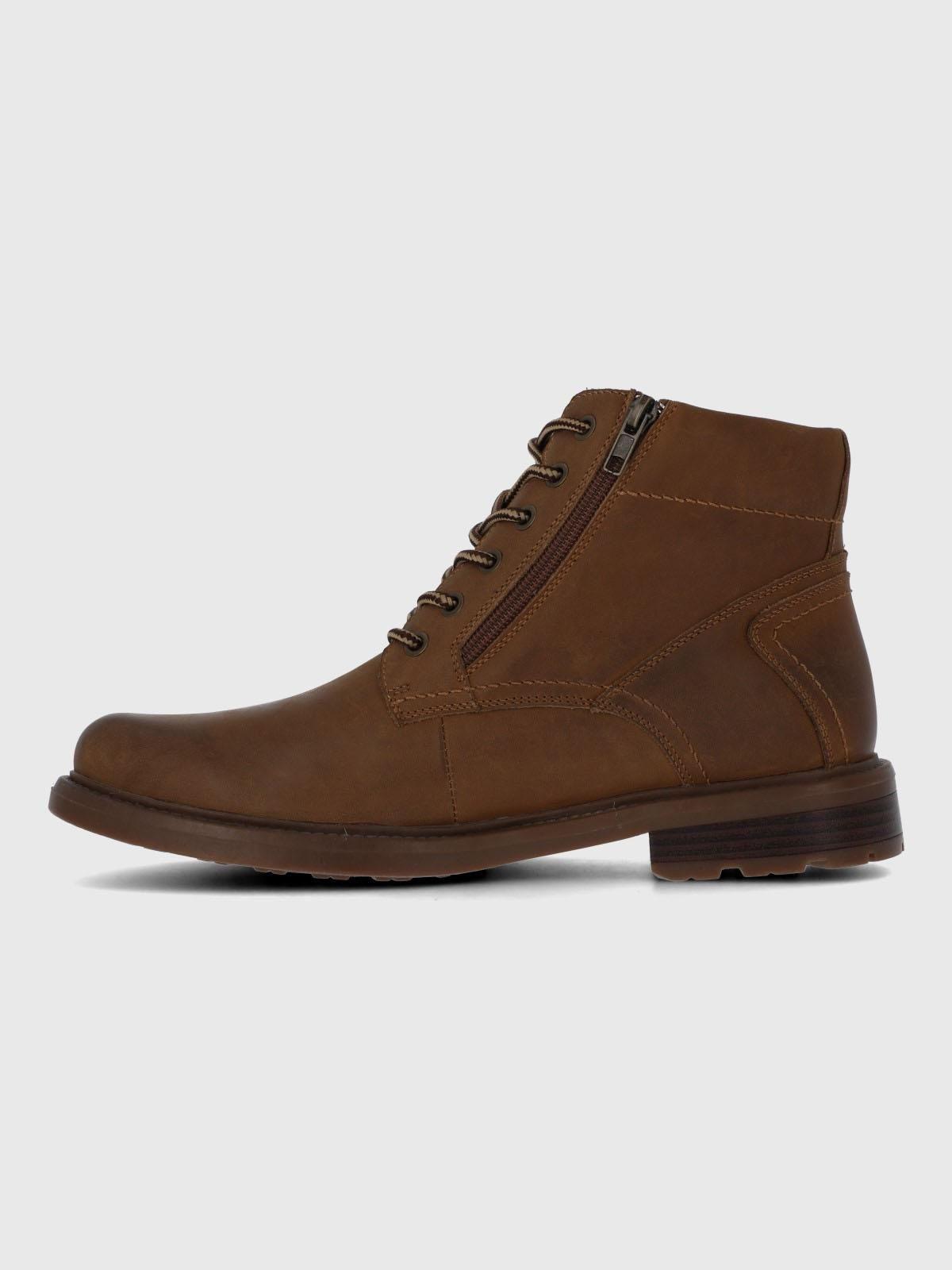 Botin Cuero Quero Café Hombre-4