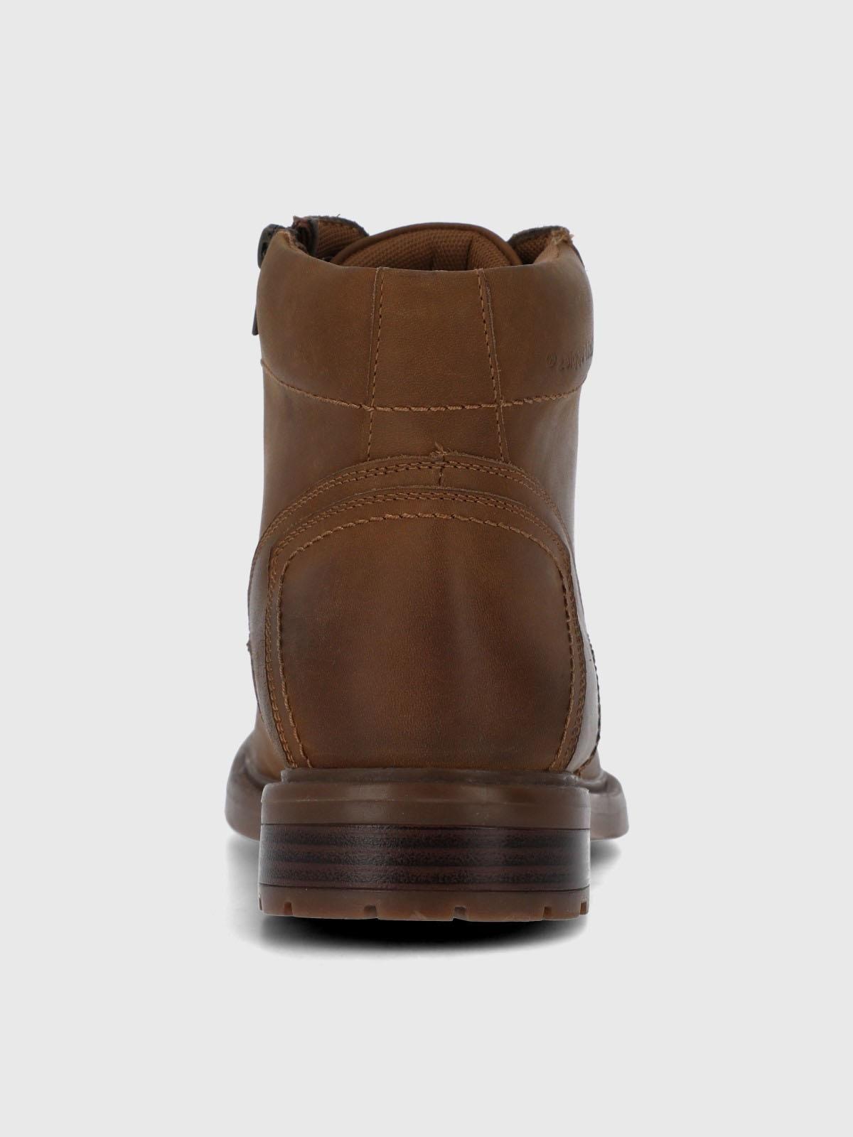 Botin Cuero Quero Café Hombre-6