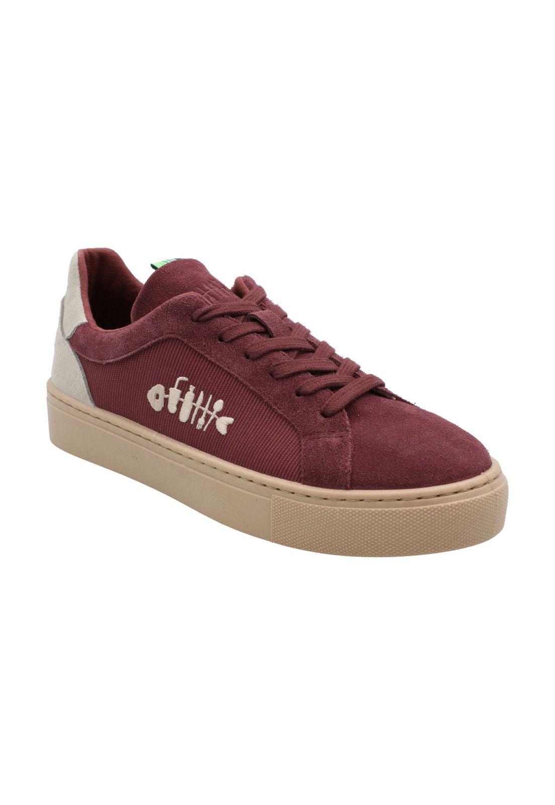 Zapatilla Cuero Mujer Tifón Rojo-4