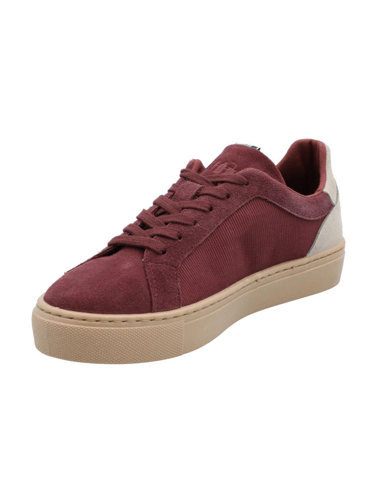 Zapatilla Cuero Mujer Tifón Rojo-1