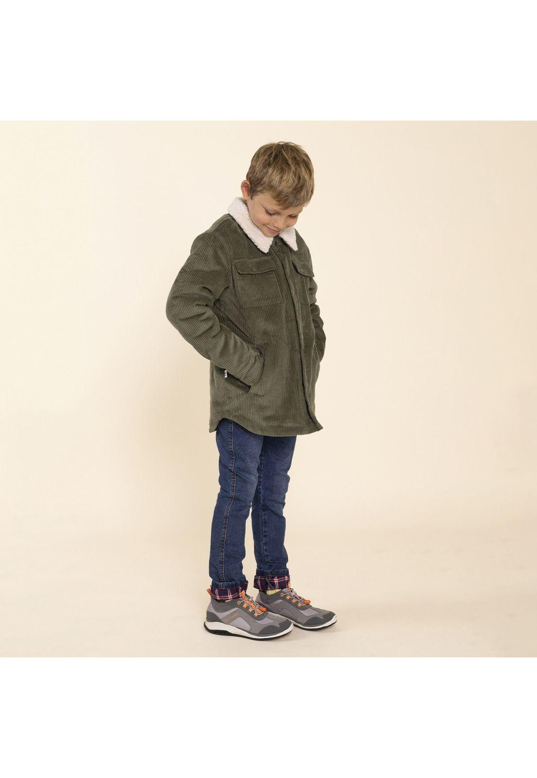 Chaqueta Niño Leña Verde-0