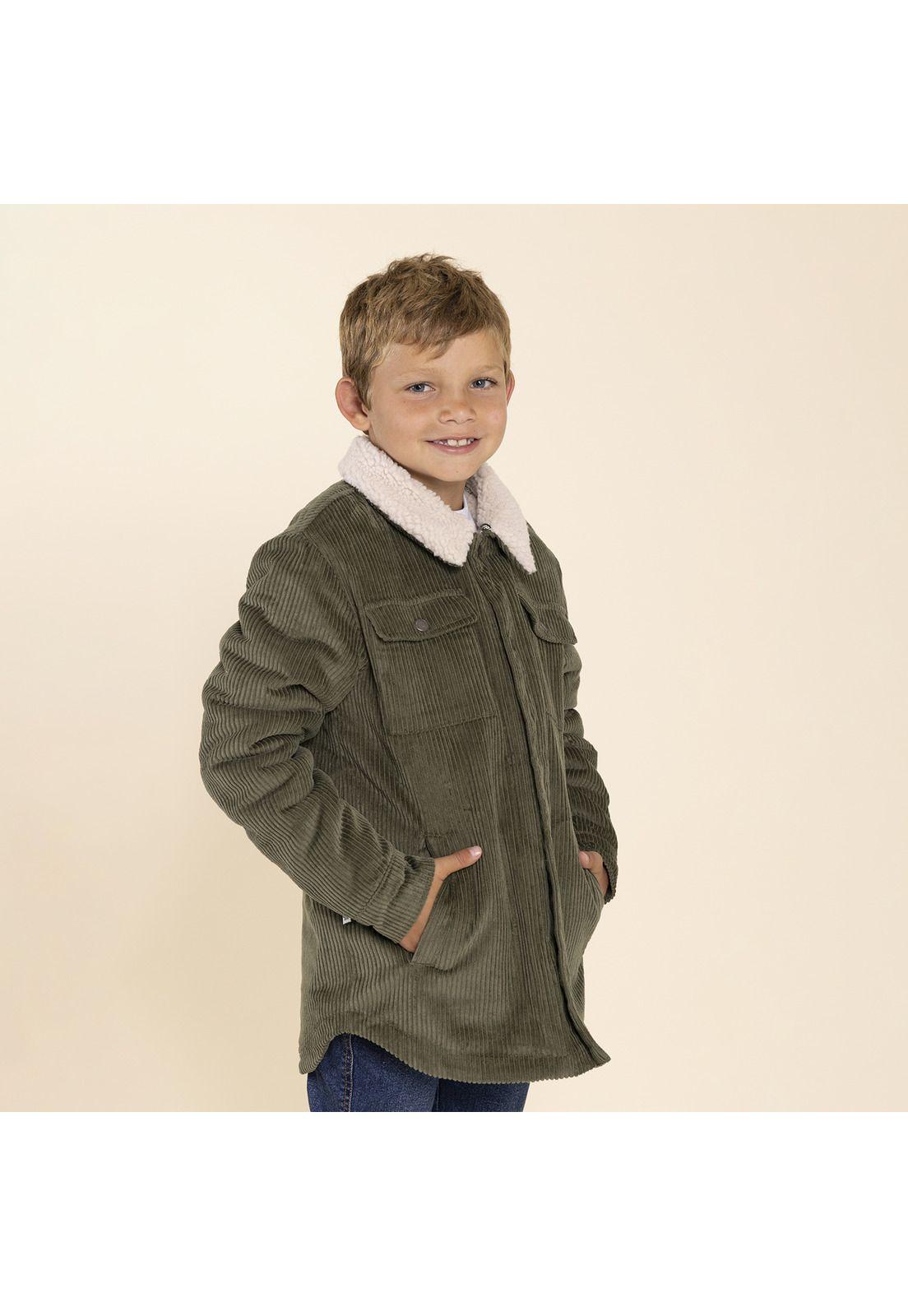 Chaqueta Niño Leña Verde-1