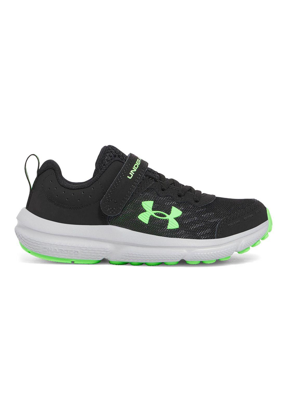 Zapatillas run Assert 10 ac niños negro-0