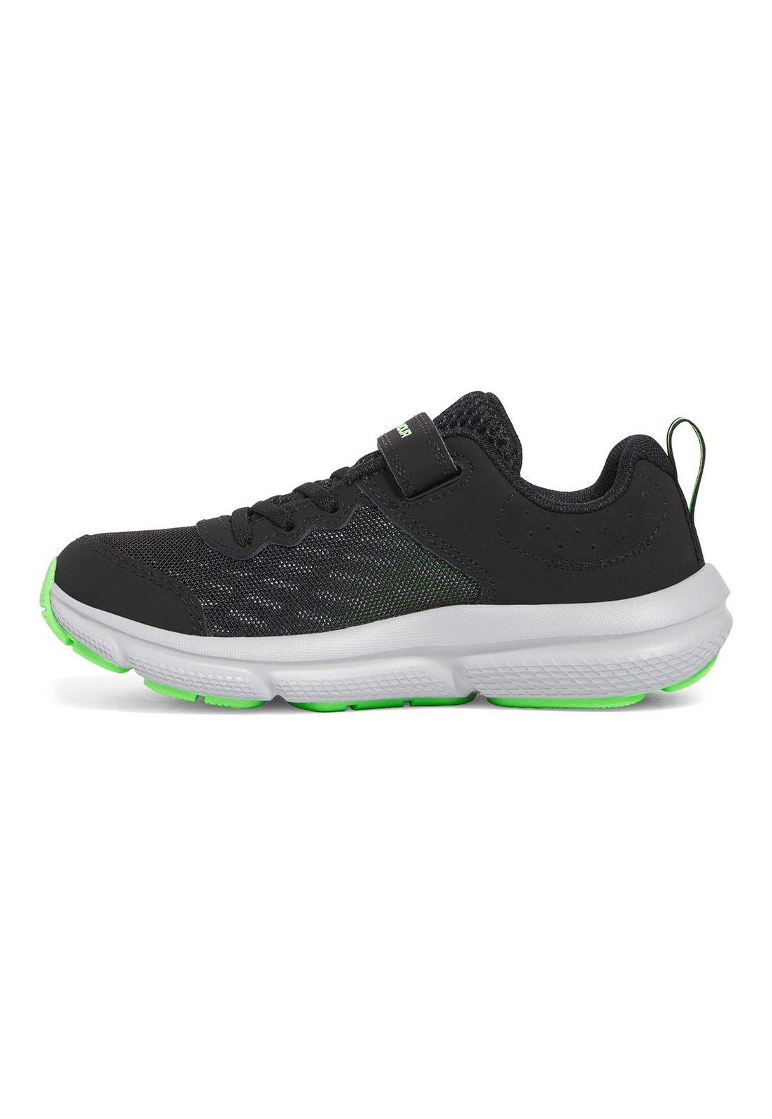 Zapatillas run Assert 10 ac niños negro-1