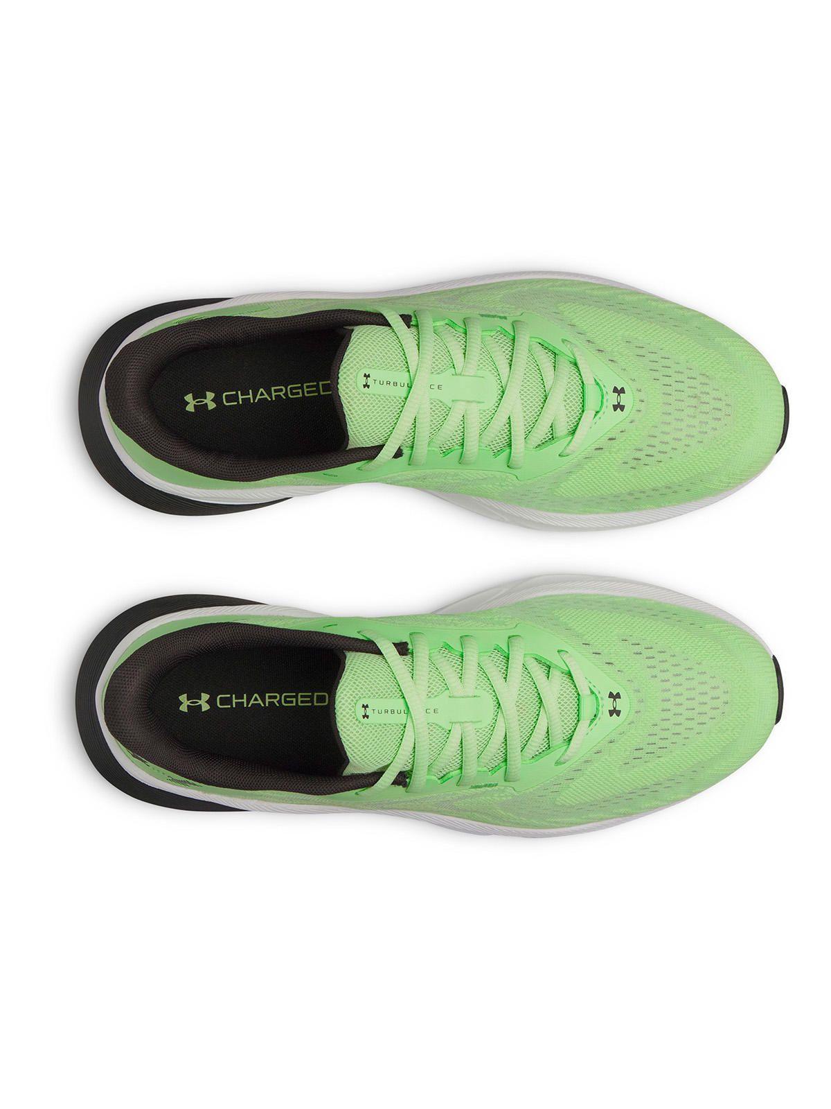 Zapatilla UA Turbulence 3 verde para hombre-4