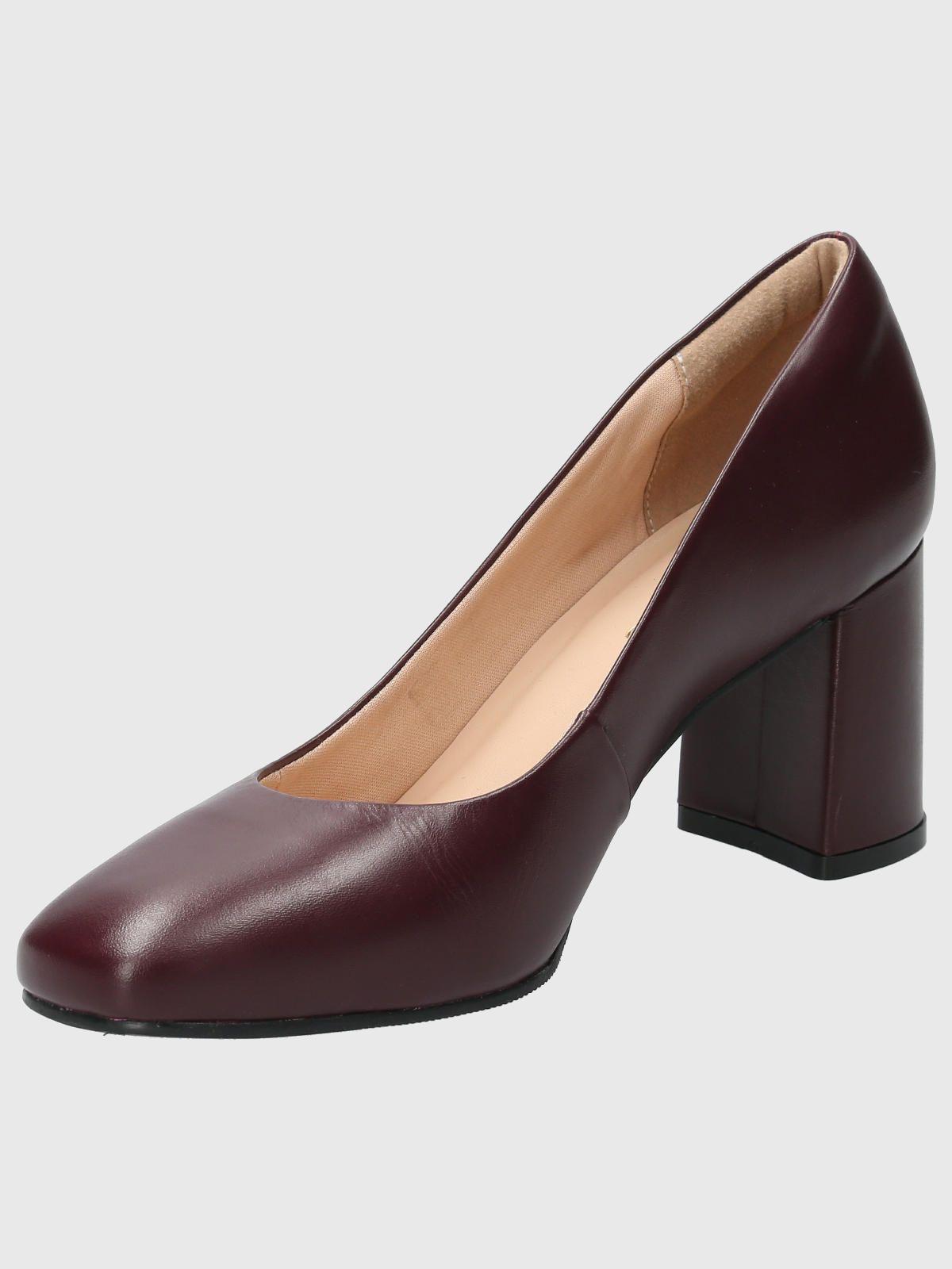 Zapato Cuero Mujer Maddox Rojo-4