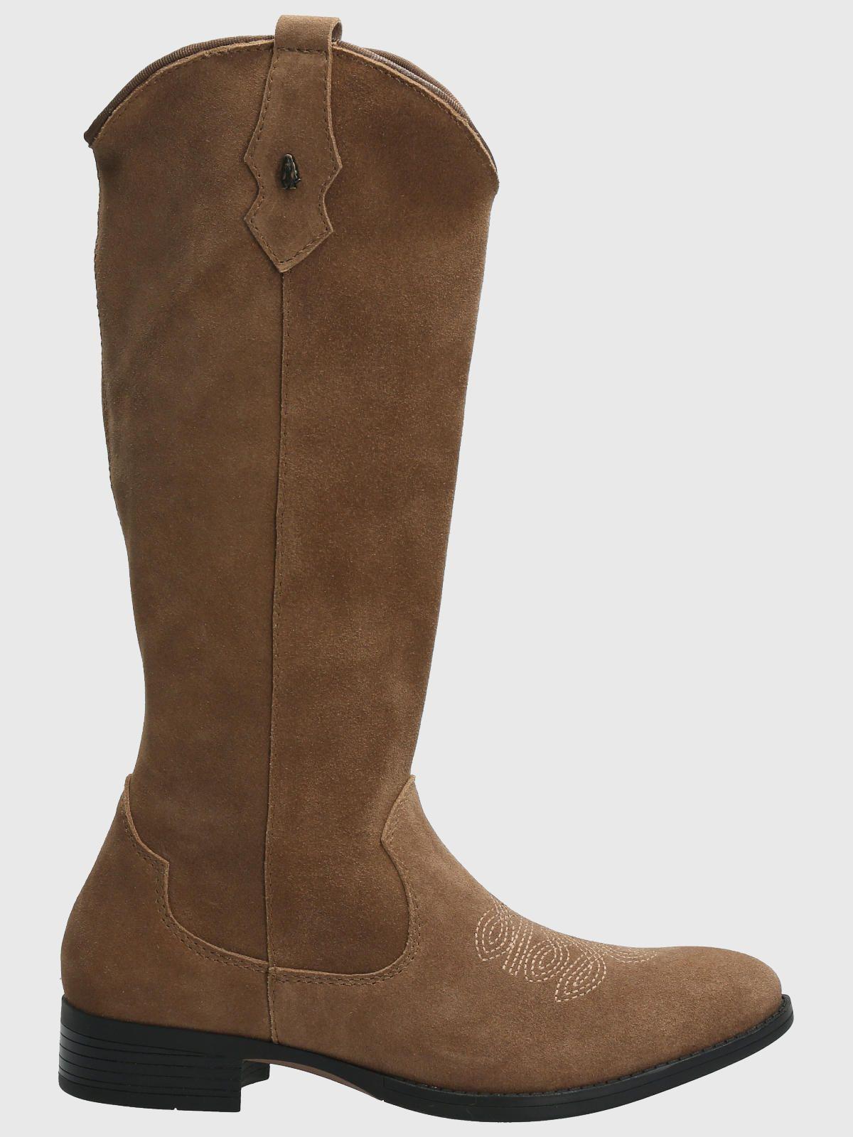 Bota Cuero Mujer Cami Café-1