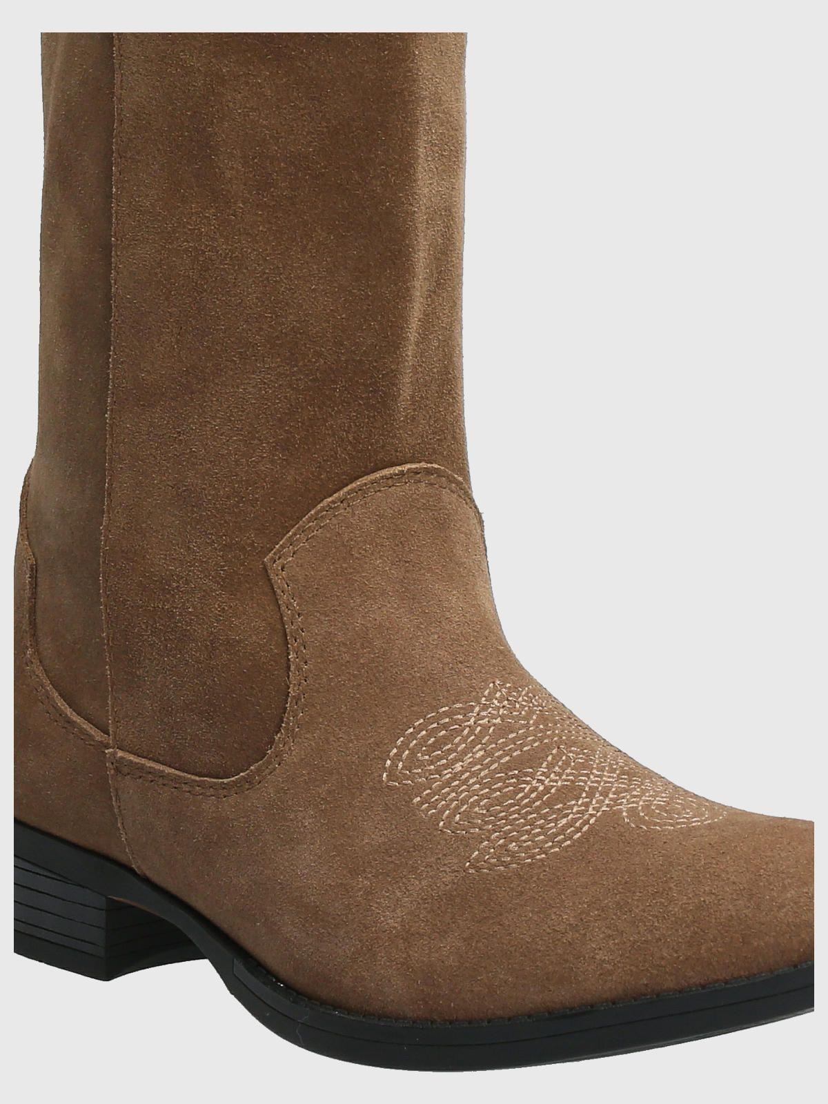 Bota Cuero Mujer Cami Café-7