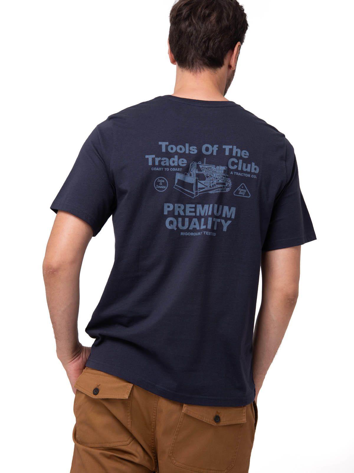 Polera Manga Corta Hombre Heritage Azul Oscuro-1