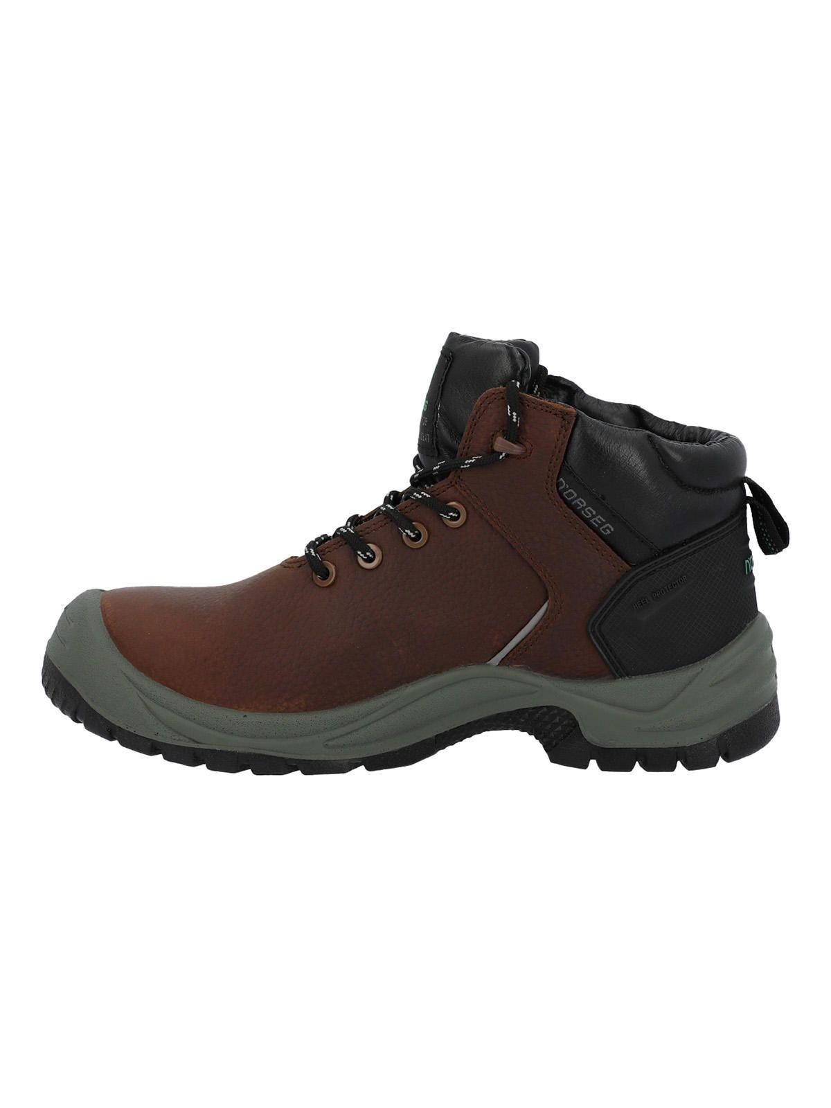 Zapato Seguridad Unisex Ns582 Ct Antistatic Café-4