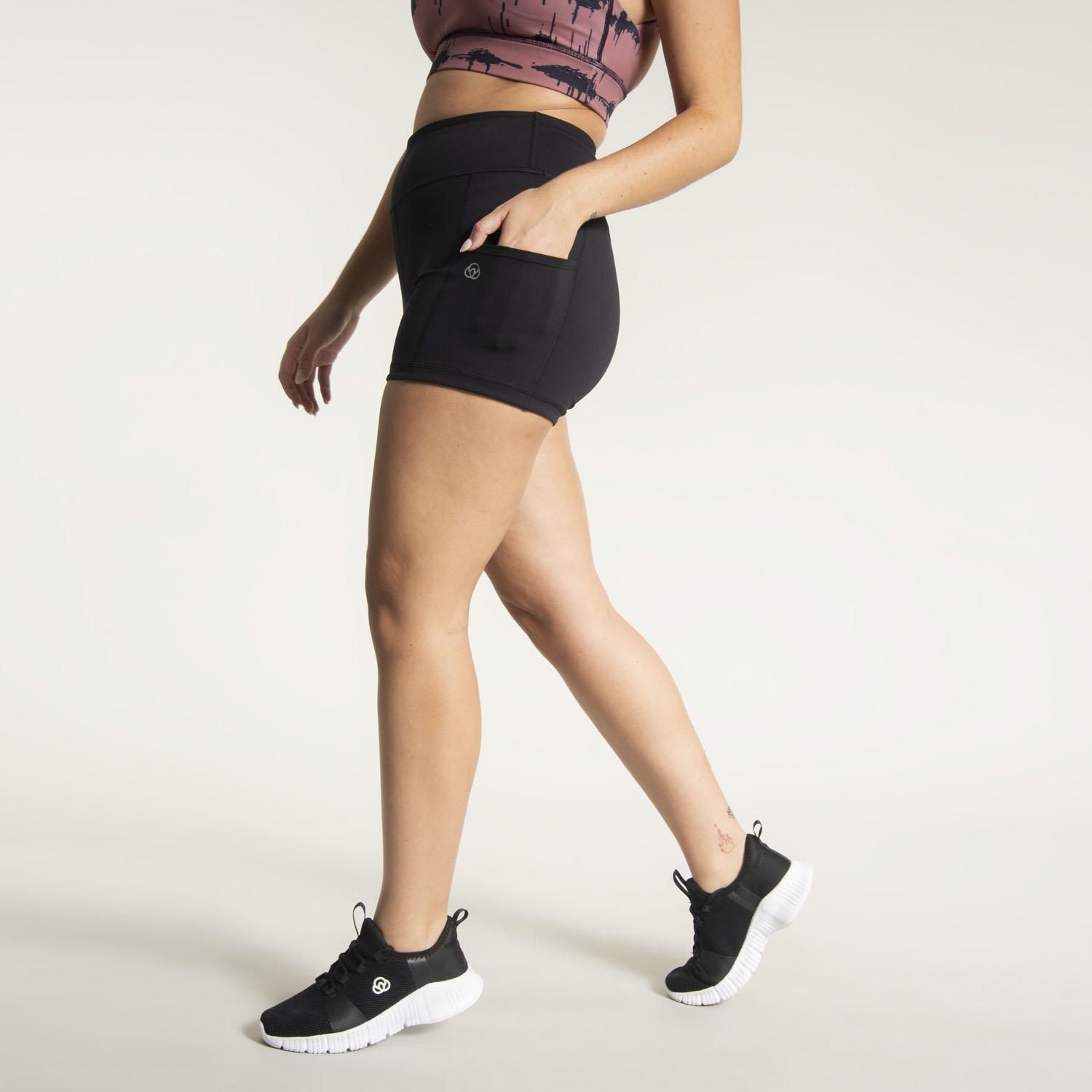 Calza Mujer  Hr Short Leg Cami Negro-1