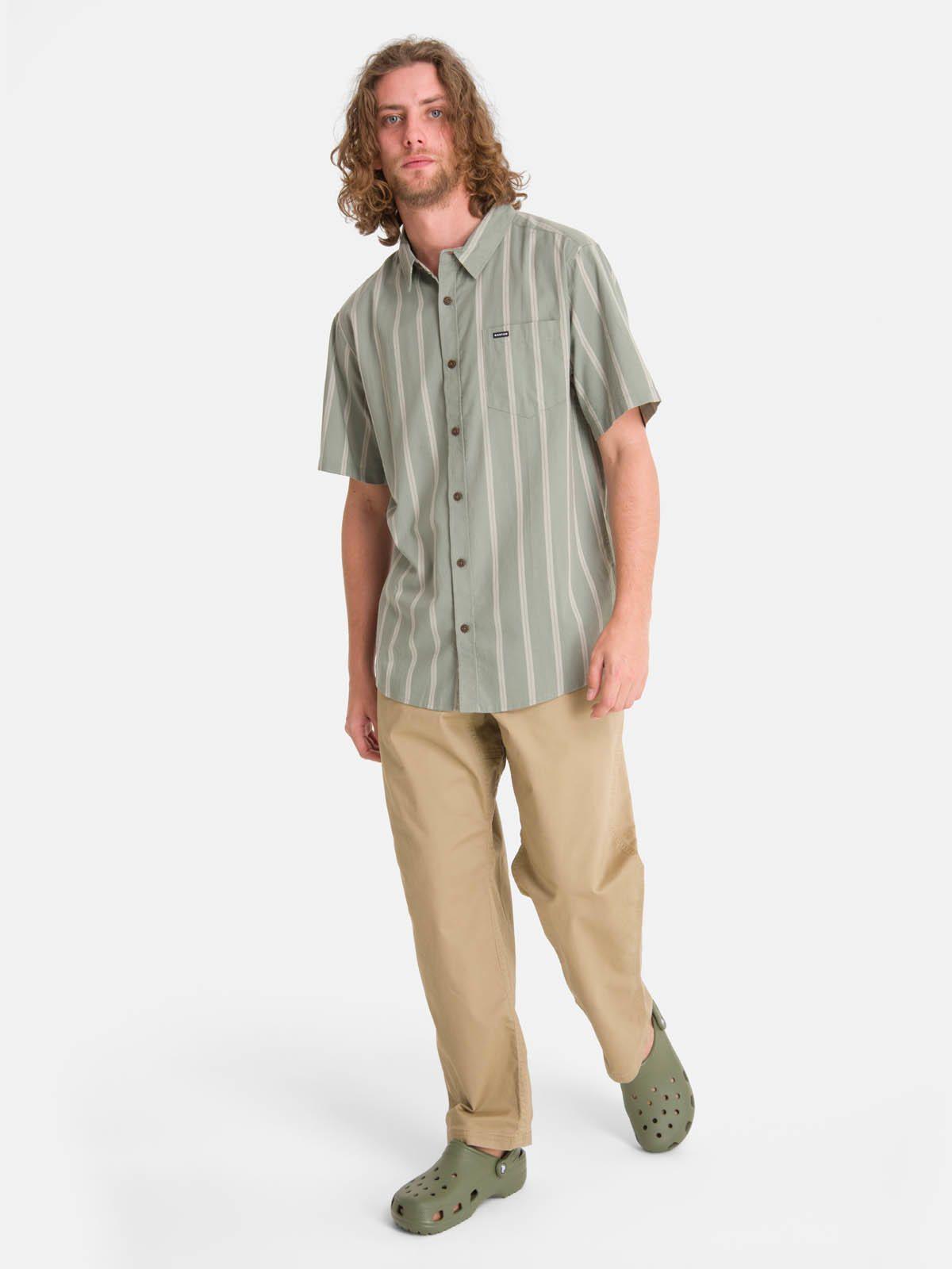 Camisa m/c Hombre Classic lines Verde-1