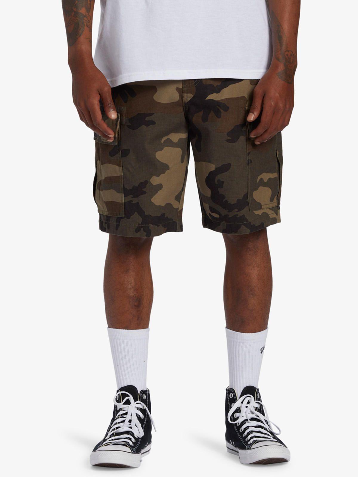 Short Hombre Combat Cargo Verde-0