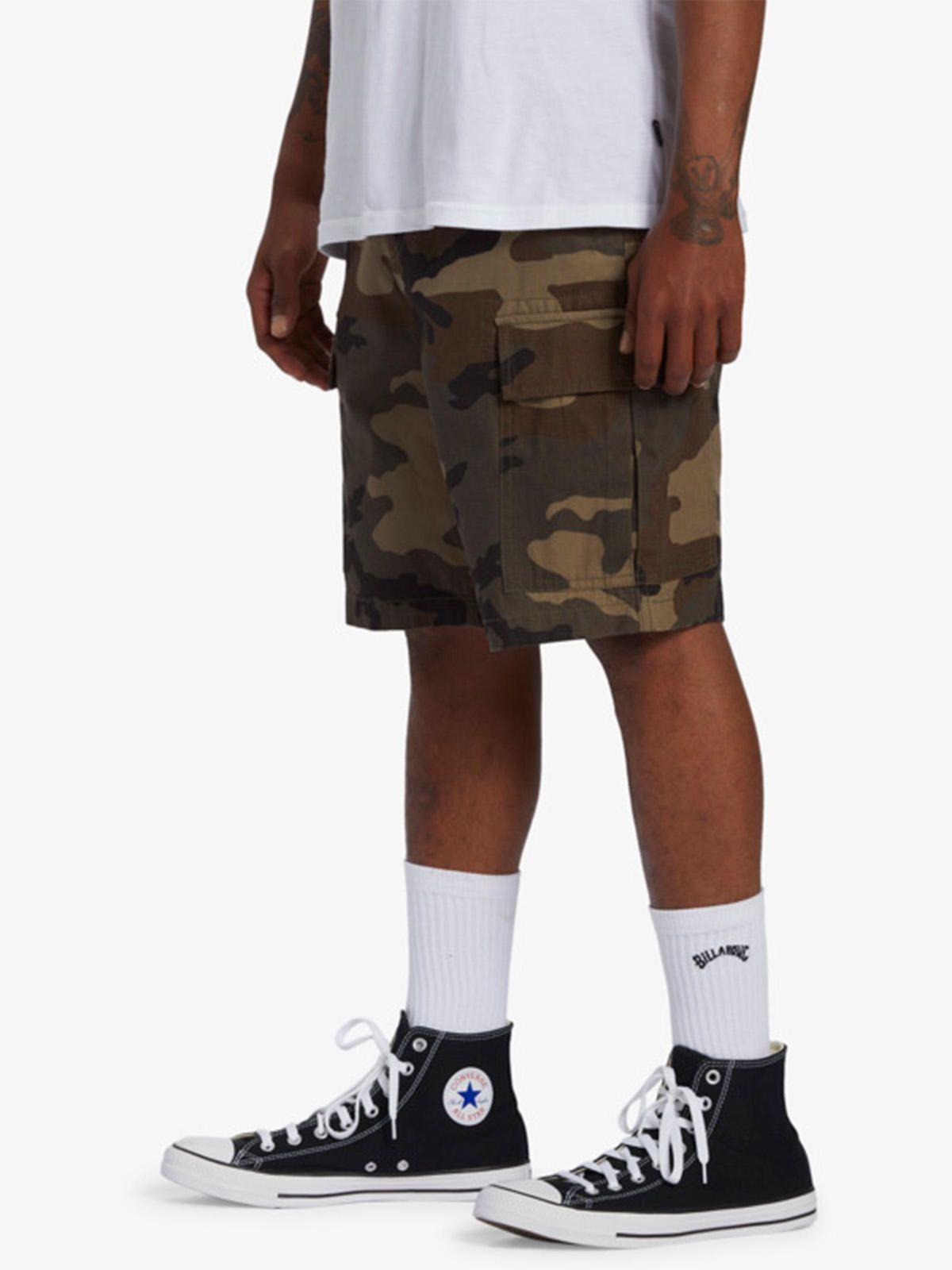 Short Hombre Combat Cargo Verde-1