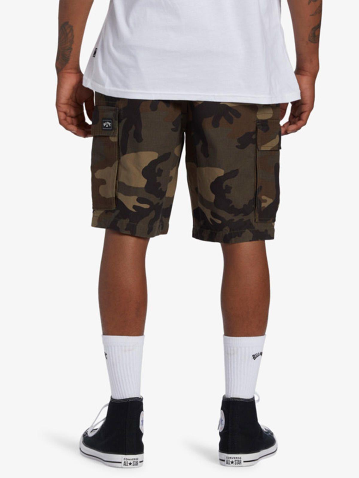 Short Hombre Combat Cargo Verde-2