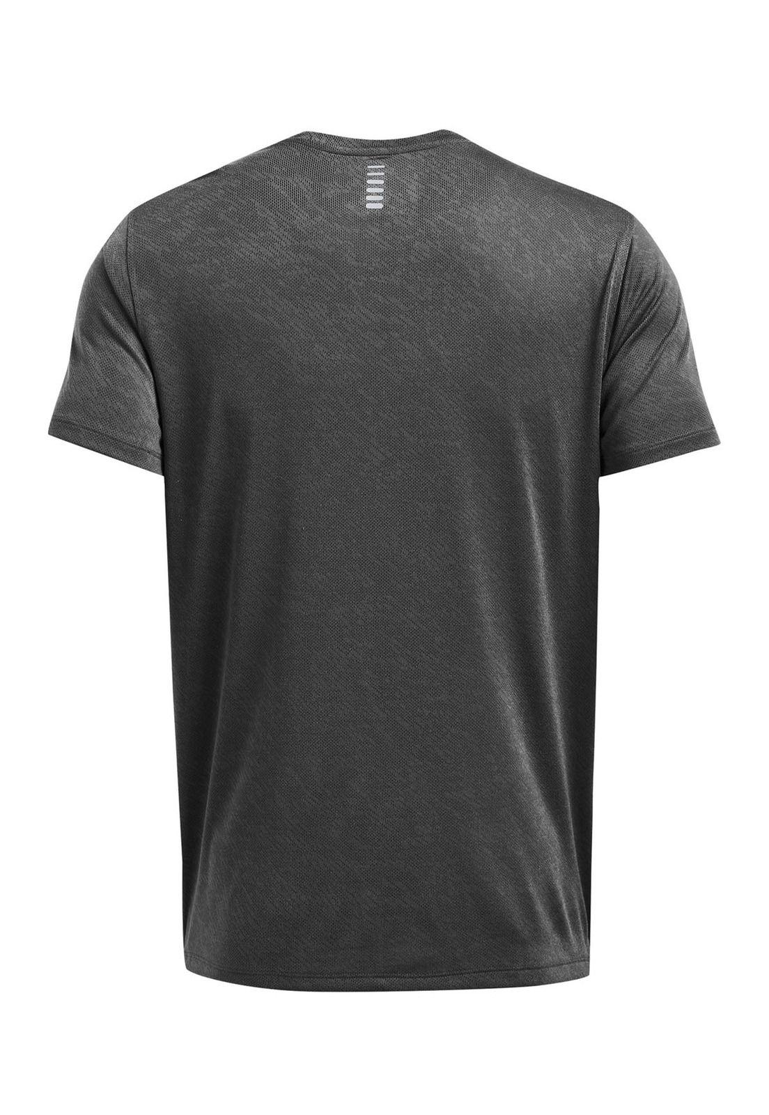 Polera manga corta Launch Camo hombre Gris-1