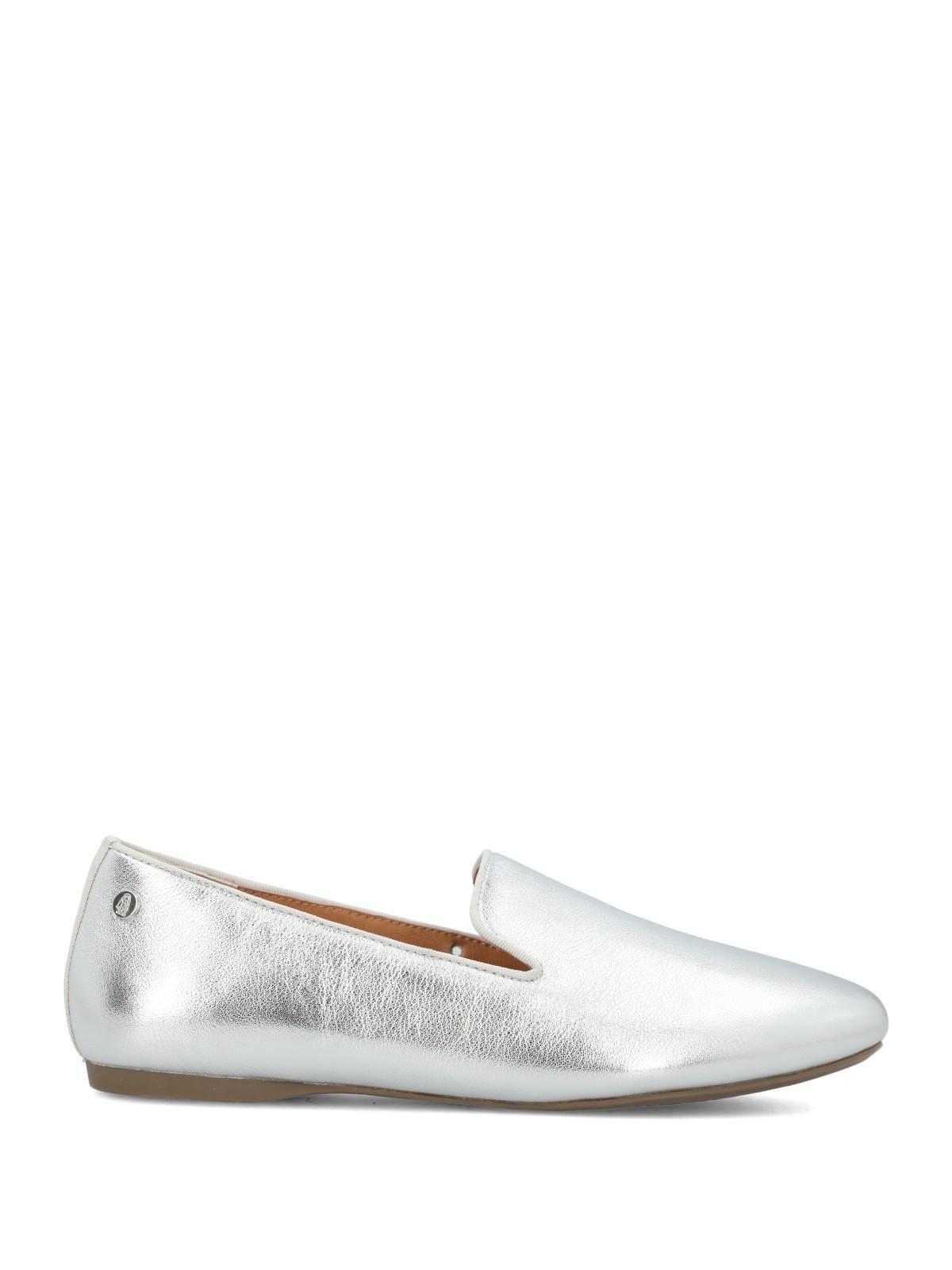 Mocasin Mujer Oda Plateado-0