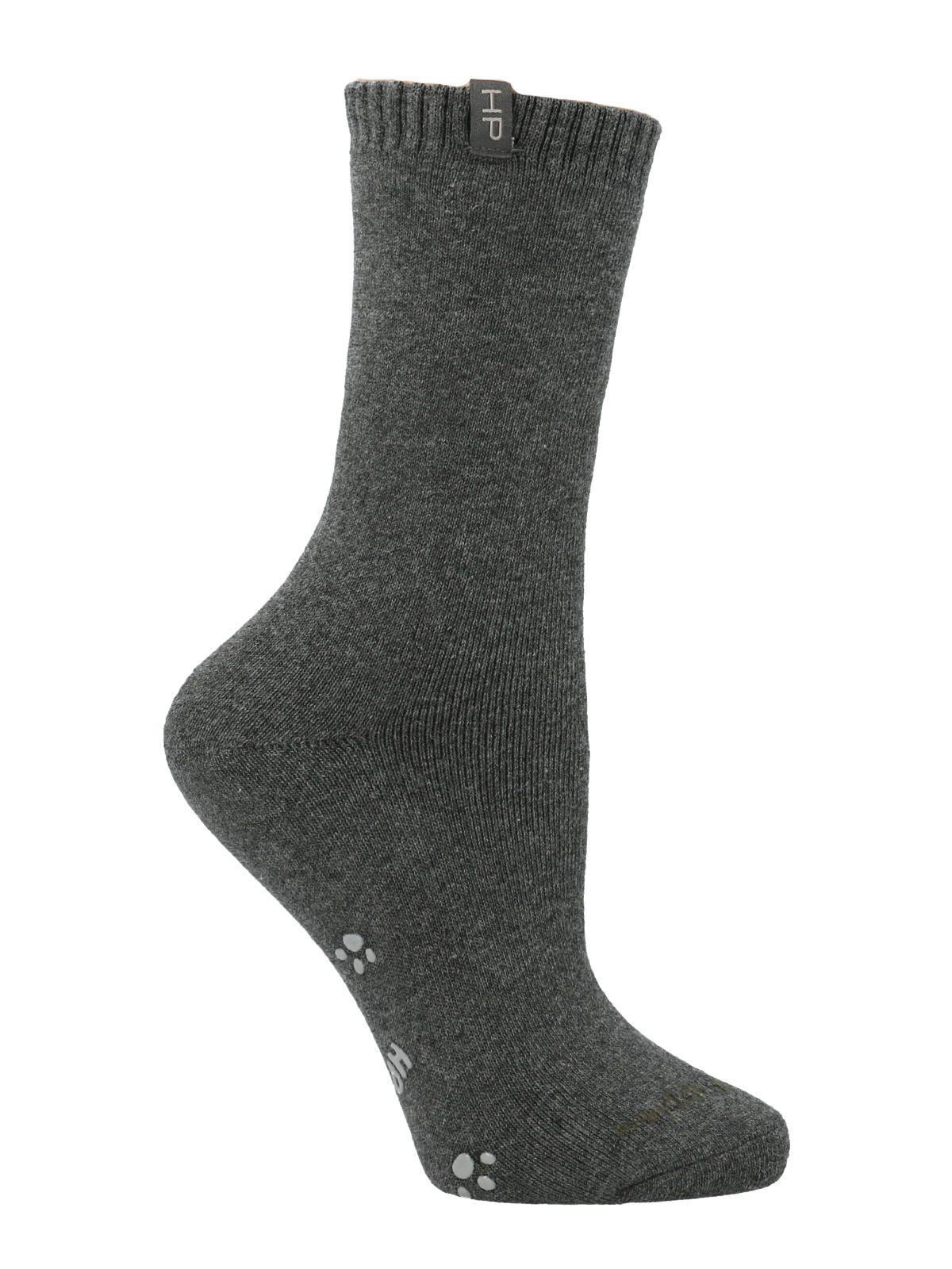 Calcetín Algodón Niño Heavy Plain Gris-0