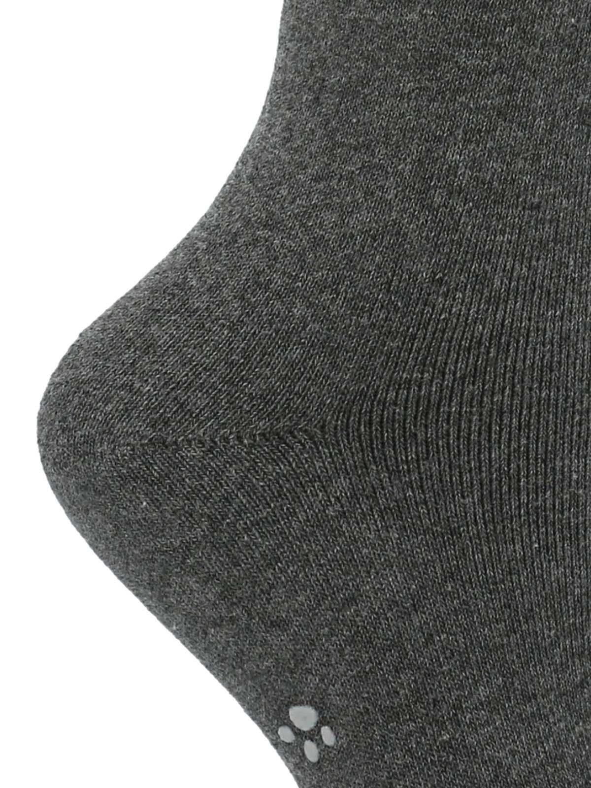 Calcetín Algodón Niño Heavy Plain Gris-1