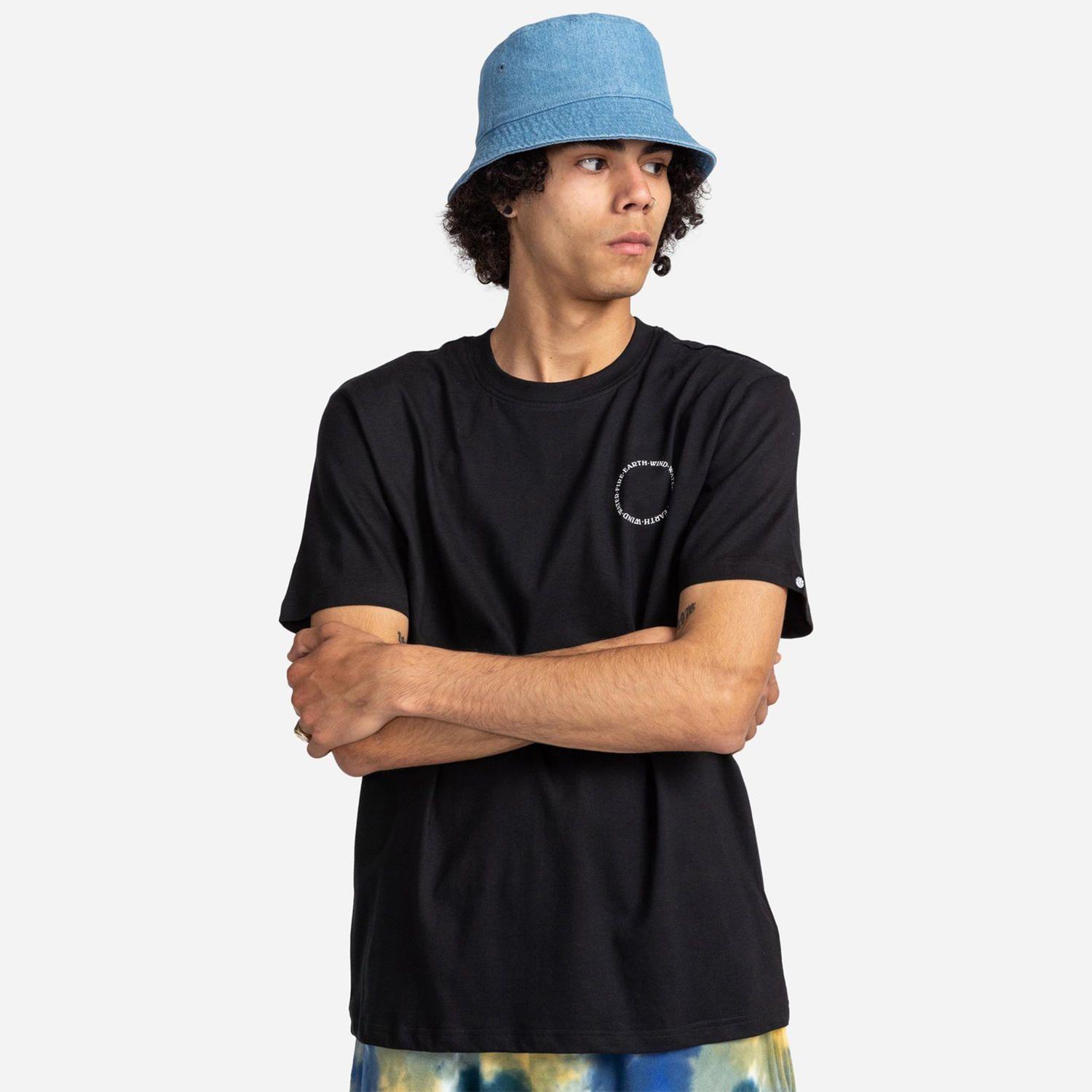 Polera M/C Hombre Delamar Negro-0